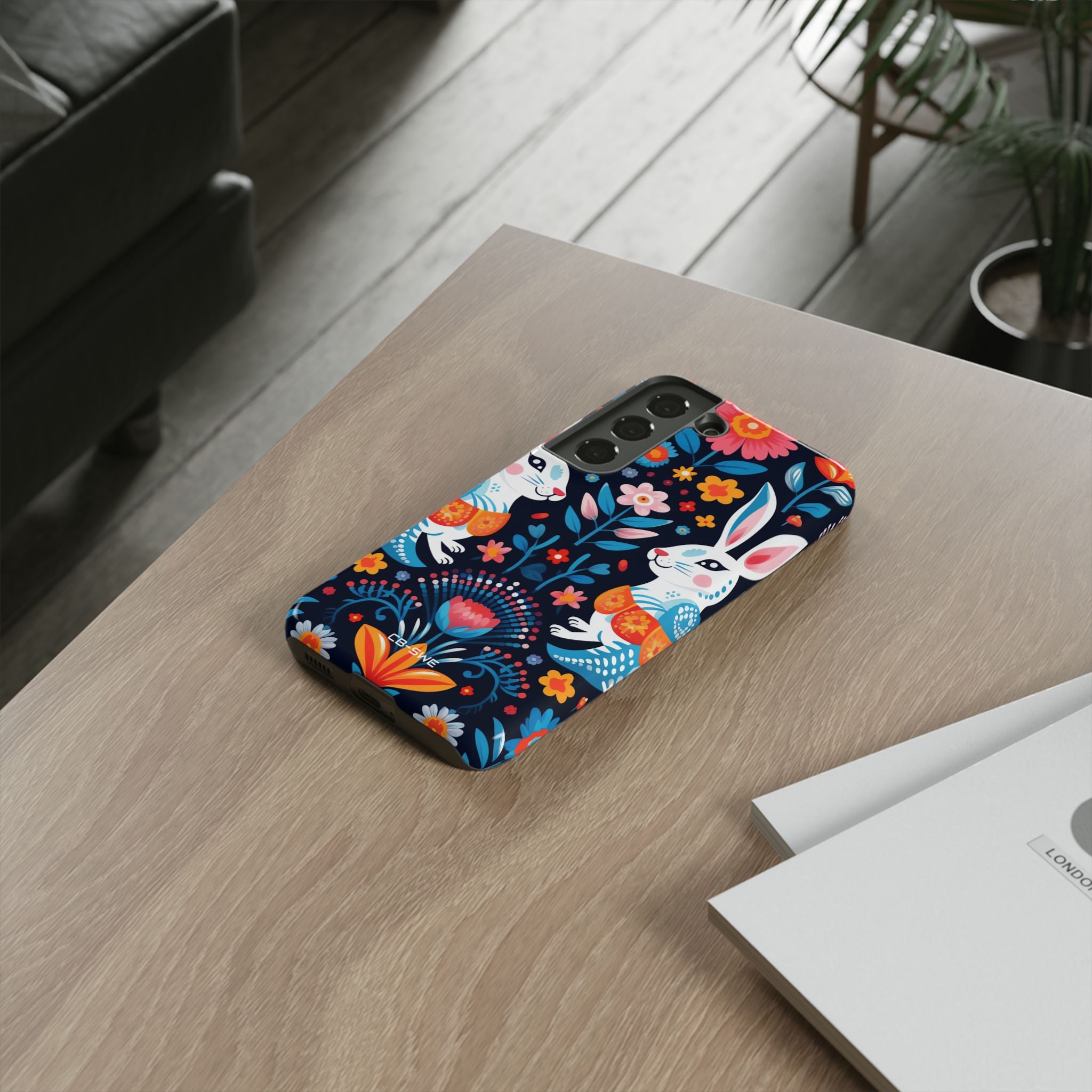Bunnies Hop Flowers - Samsung Case
