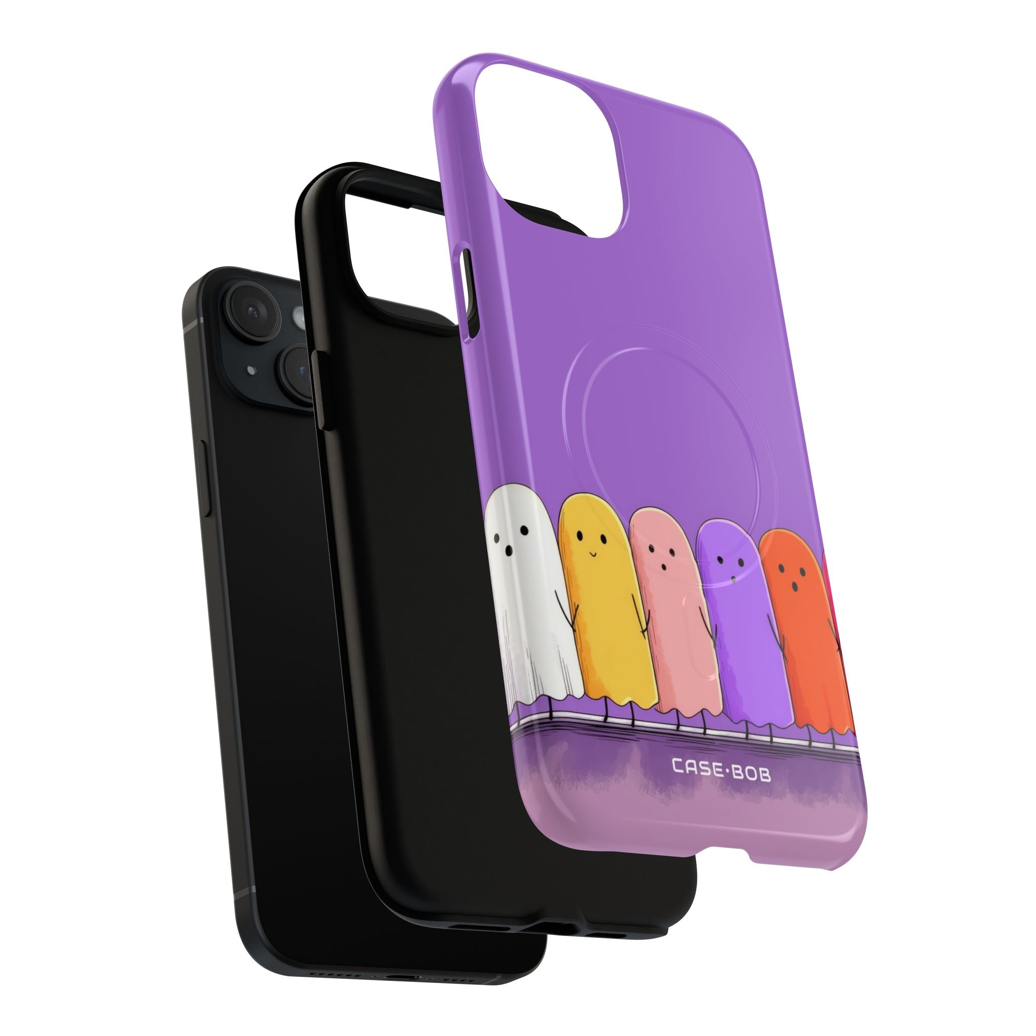 Colorful Ghosts iPhone 15 Plus Case - Tough+