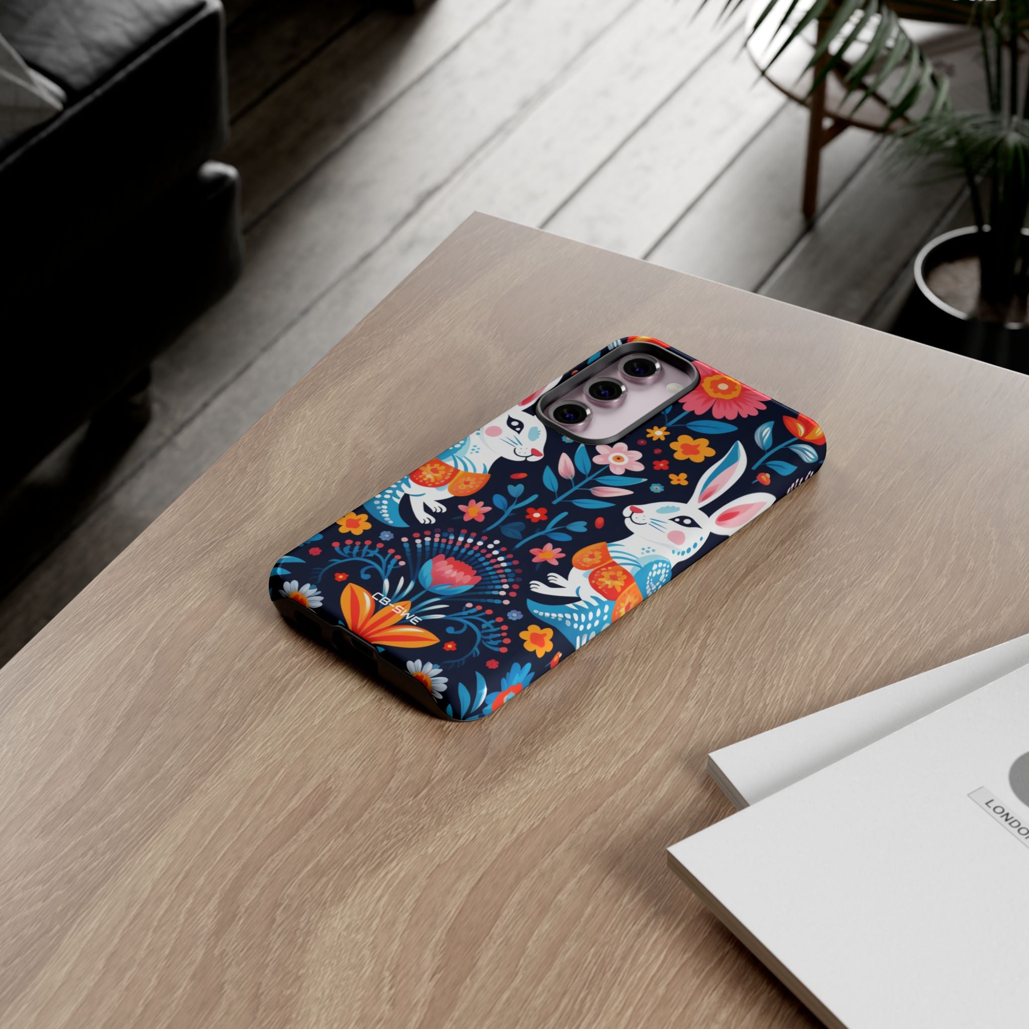 Bunnies Hop Flowers - Samsung Case