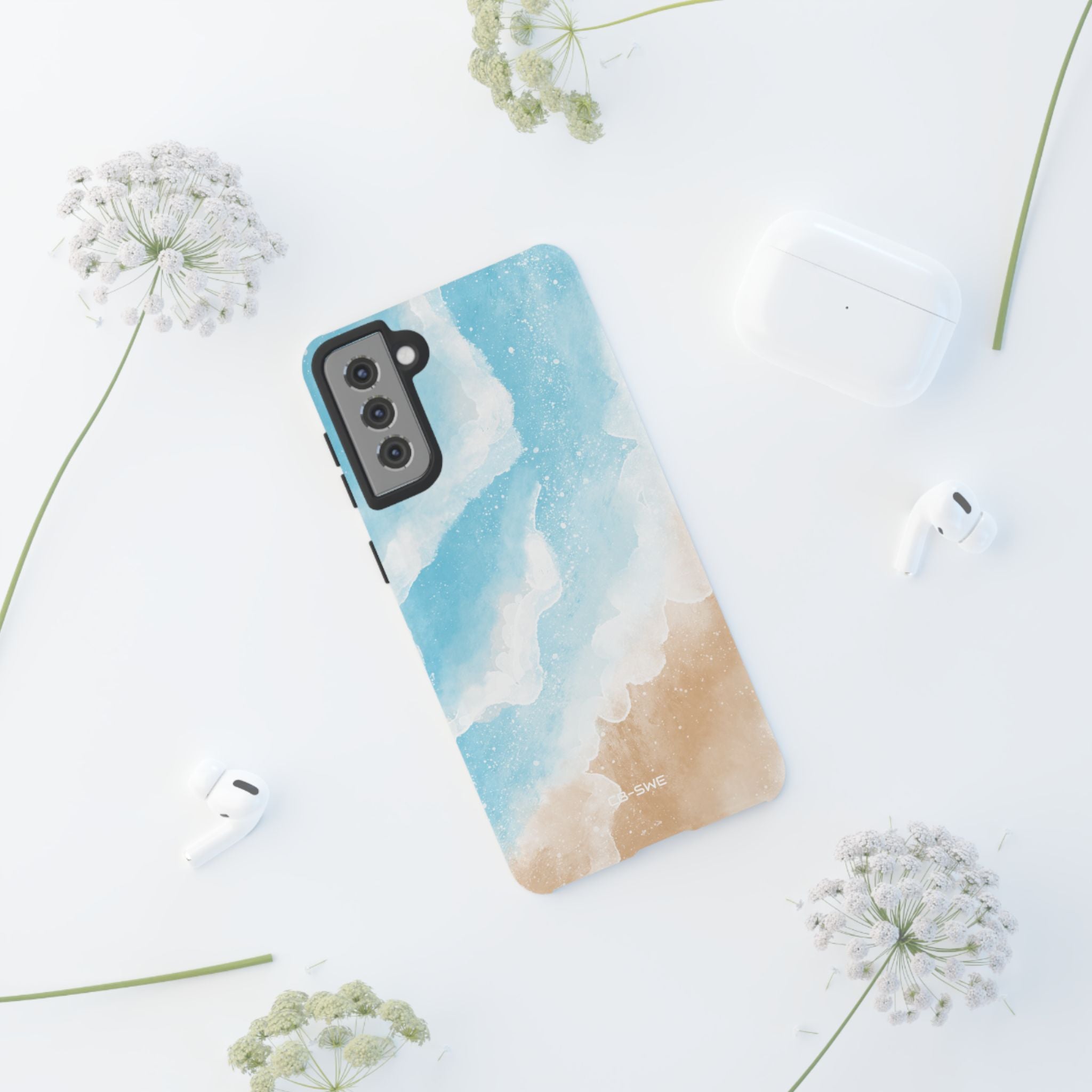 Serene Coastal Whispers - Samsung Case