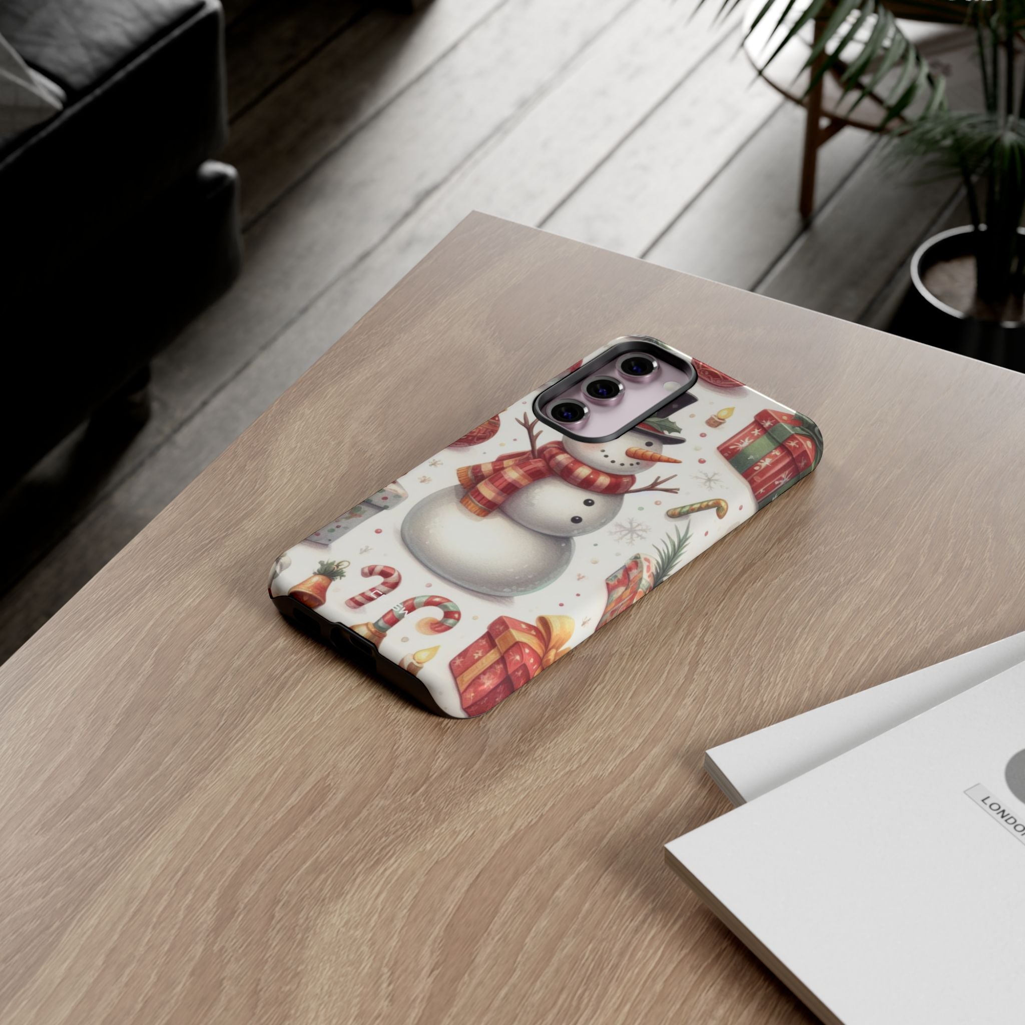 Snowman Wears Scarf - Samsung Case