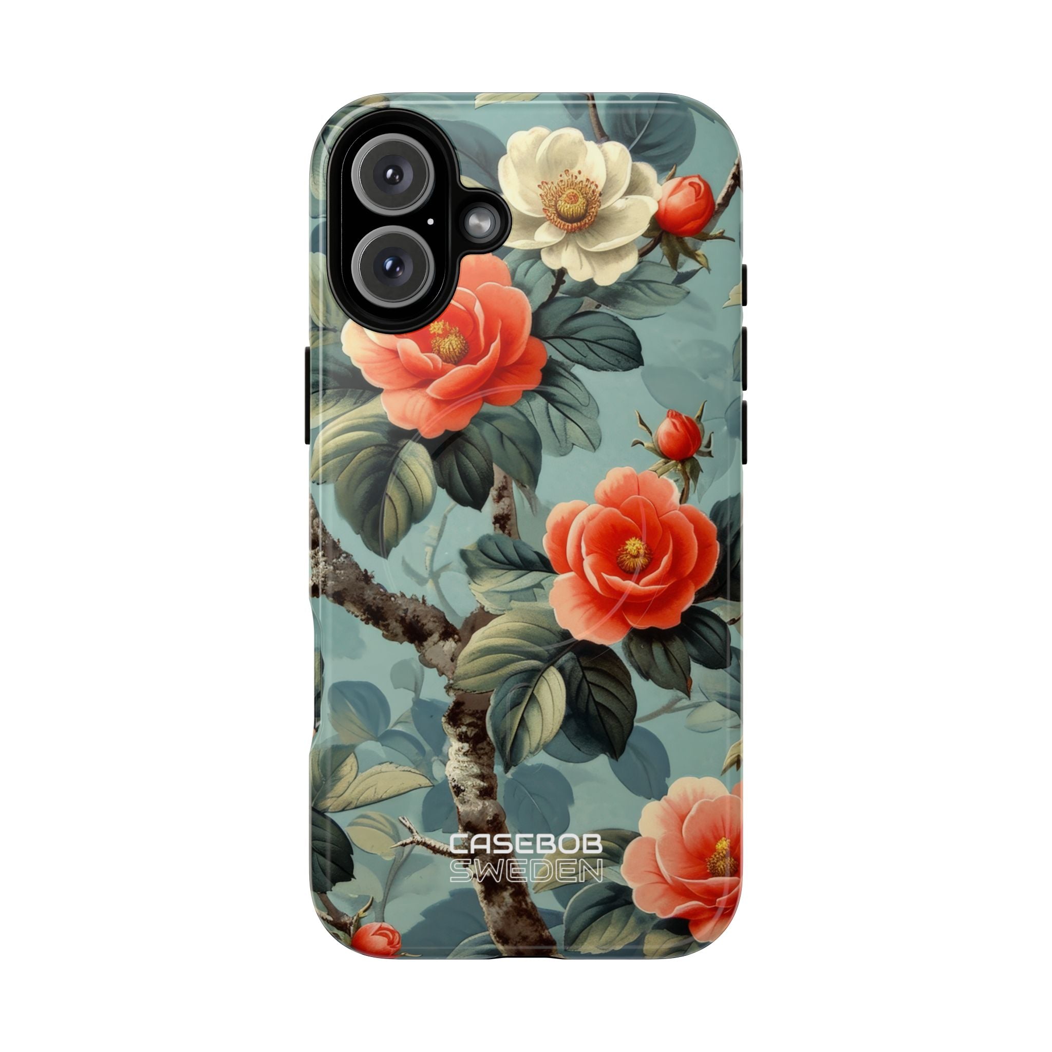 Coral Blossom Tapestry iPhone 16 - Tough+