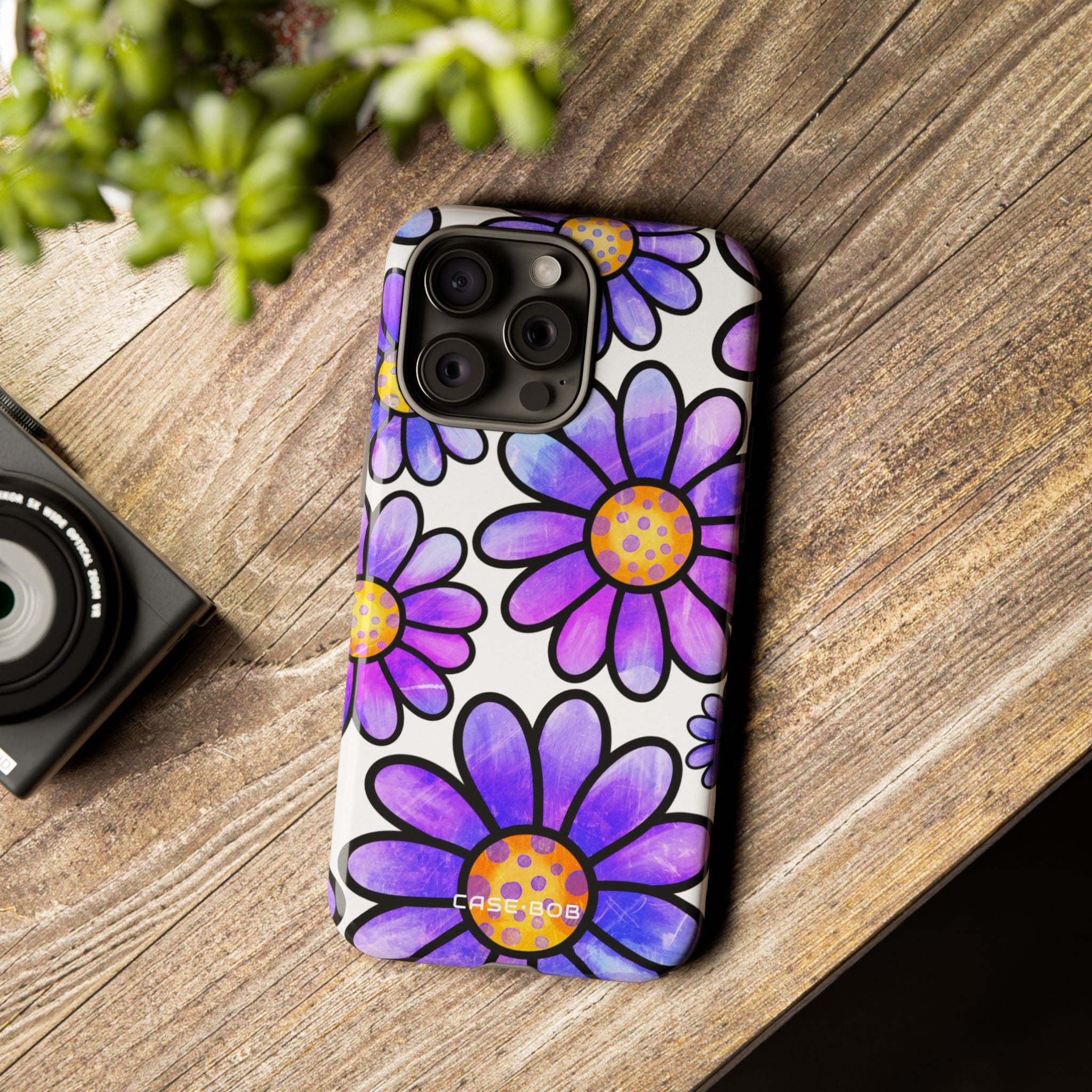 Polka Dot Blooms iPhone 15 Pro Max Case - Tough