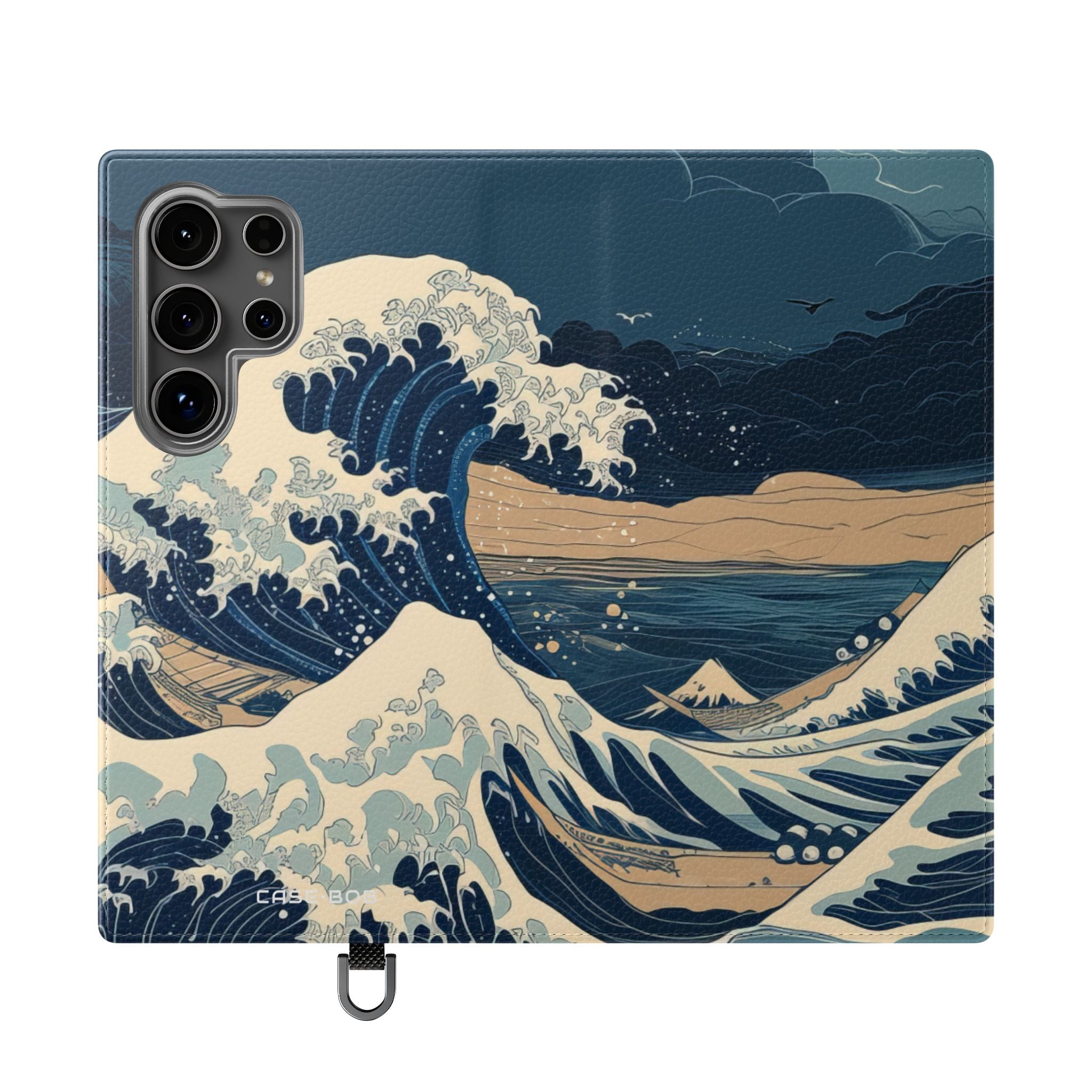 Cresting Navy Wave - Samsung S24 Ultra Case - Wallet