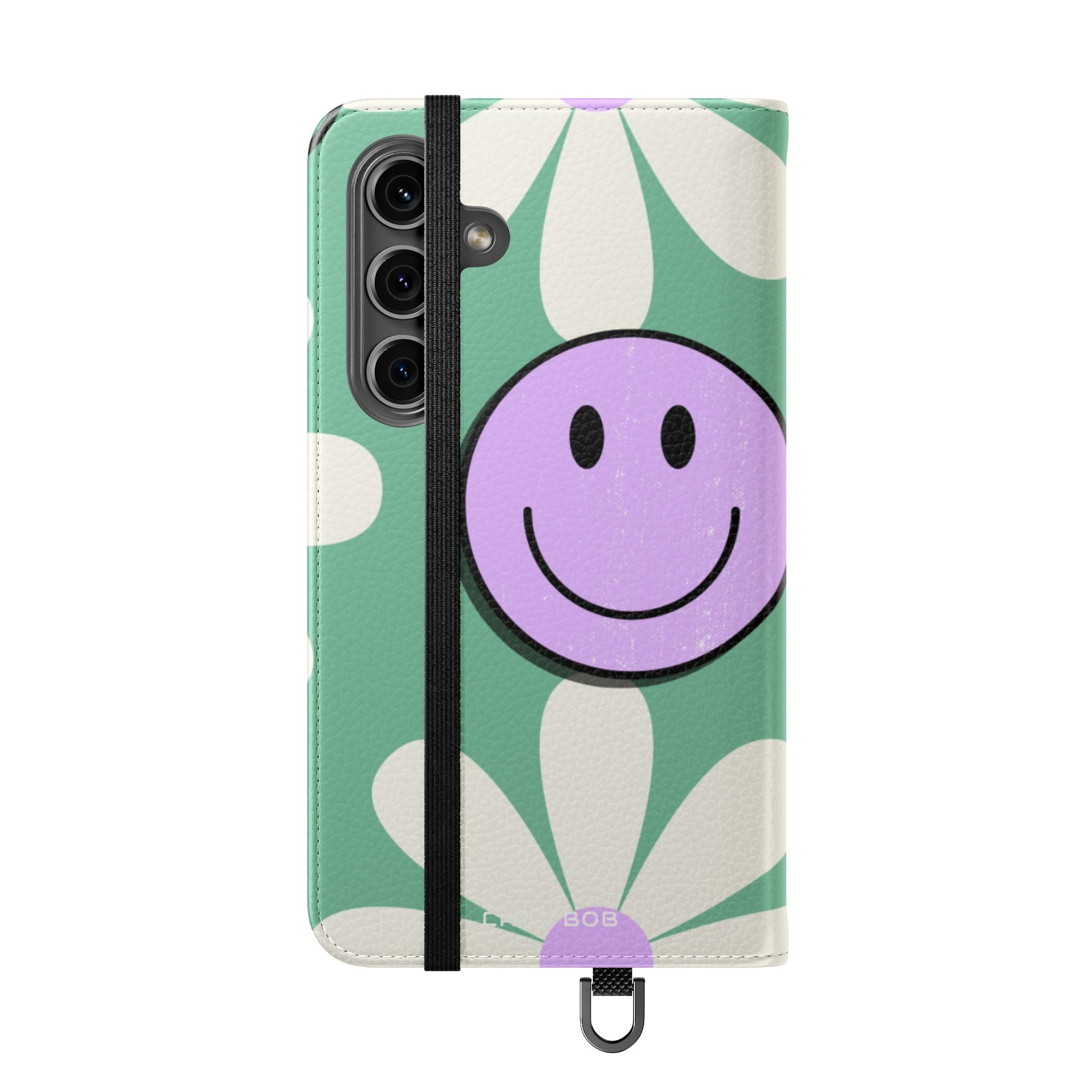 Smiley Daisy Glow - Samsung S24 Case - Wallet