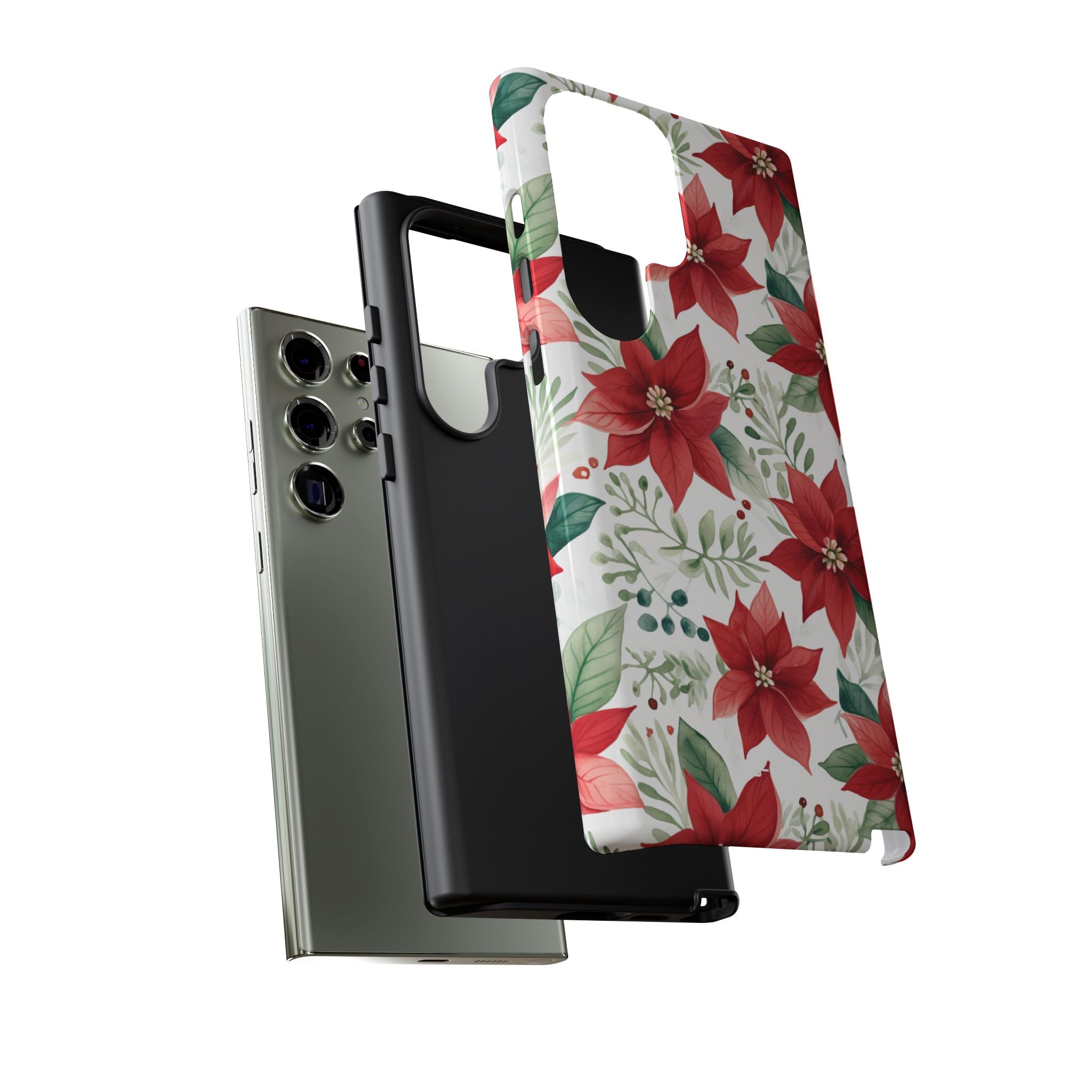 Poinsettias Bloom Bright - Samsung Case