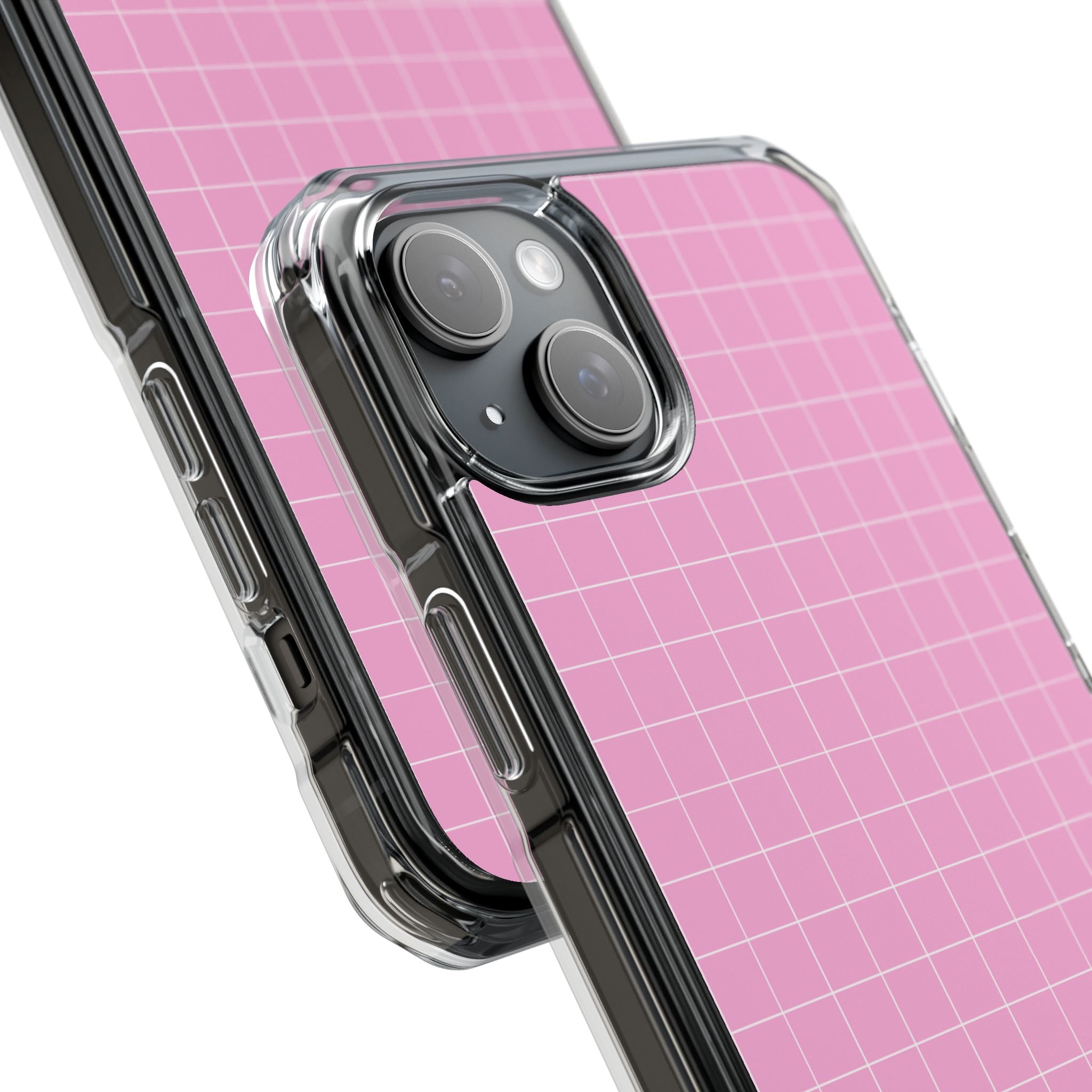 Pink Squares Align iPhone Case - Impact