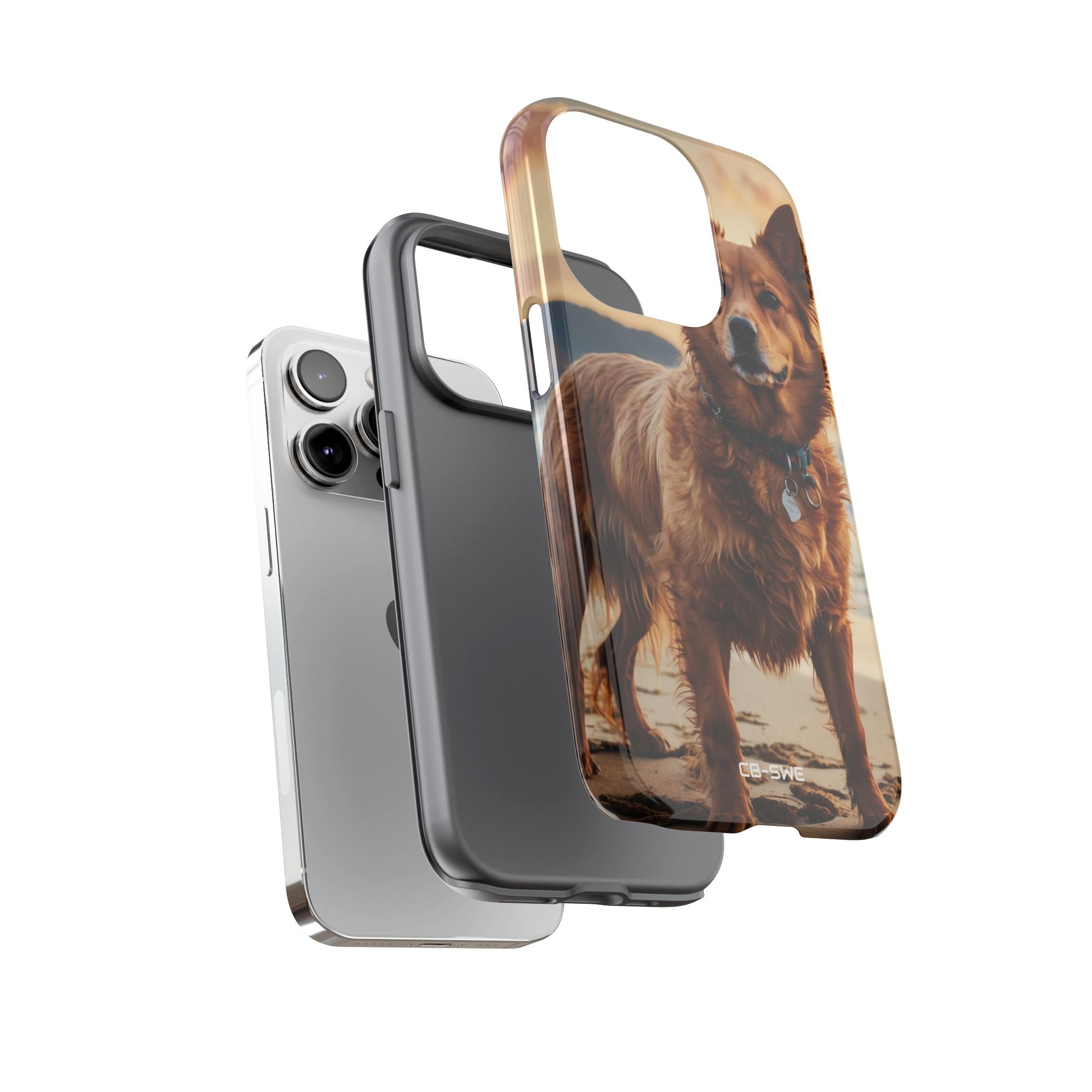 Golden Dog Plays - iPhone Case