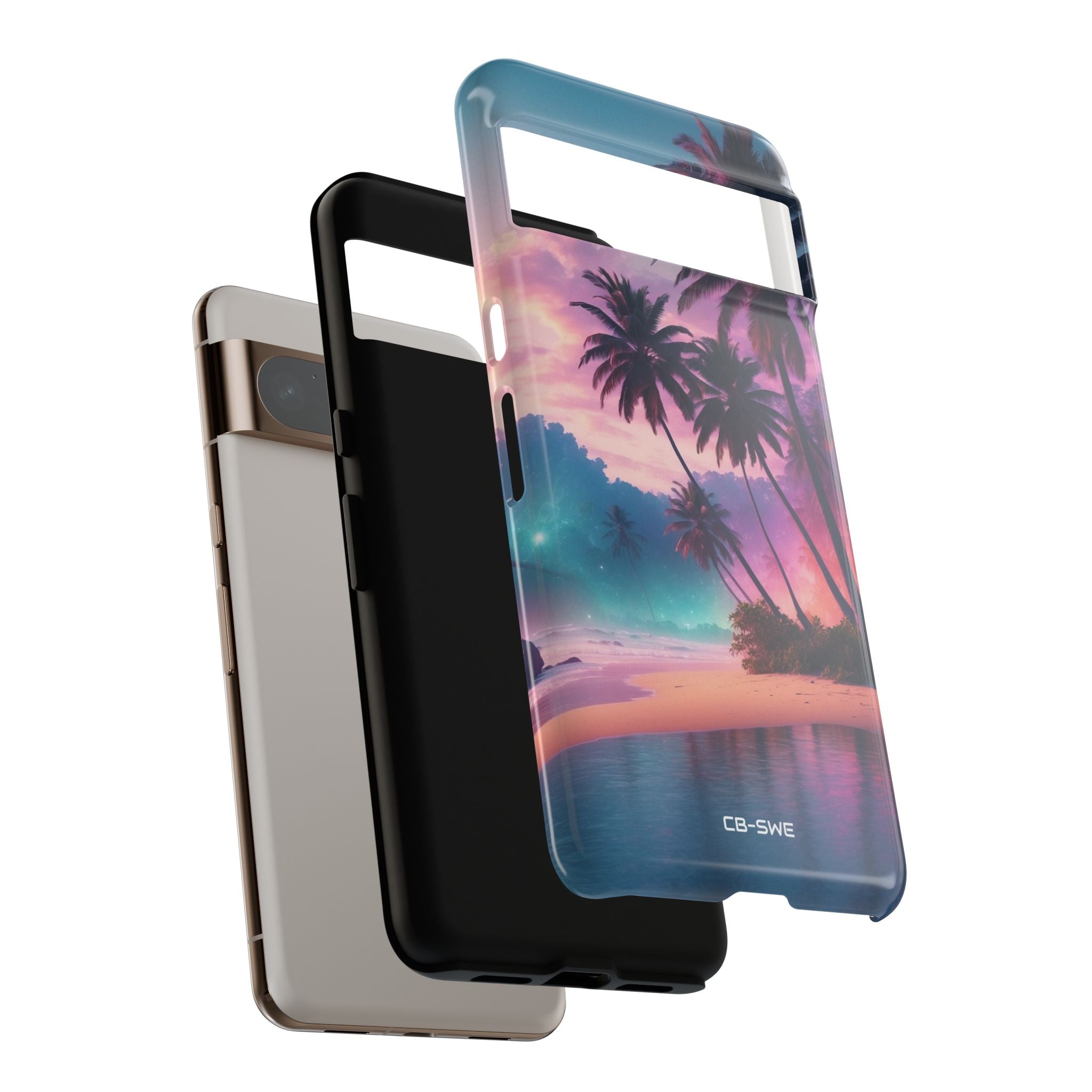Ethereal Waves Crash - Google Pixel Case