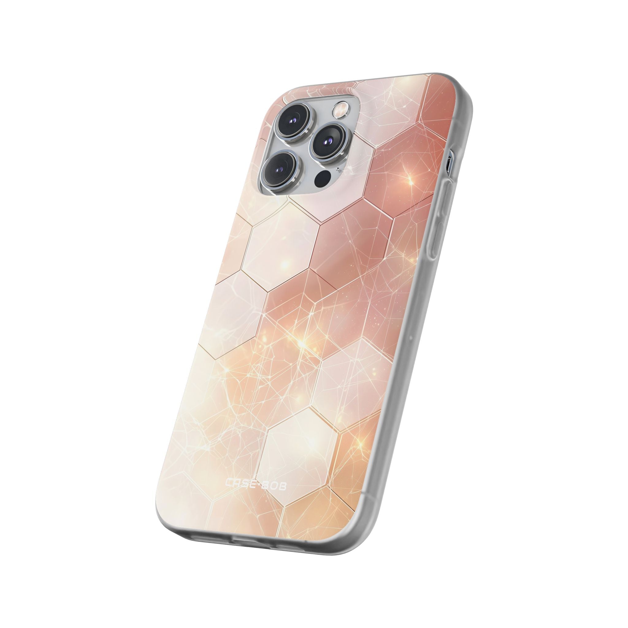 Honeycomb Glow iPhone 14 Pro Max Case - Soft