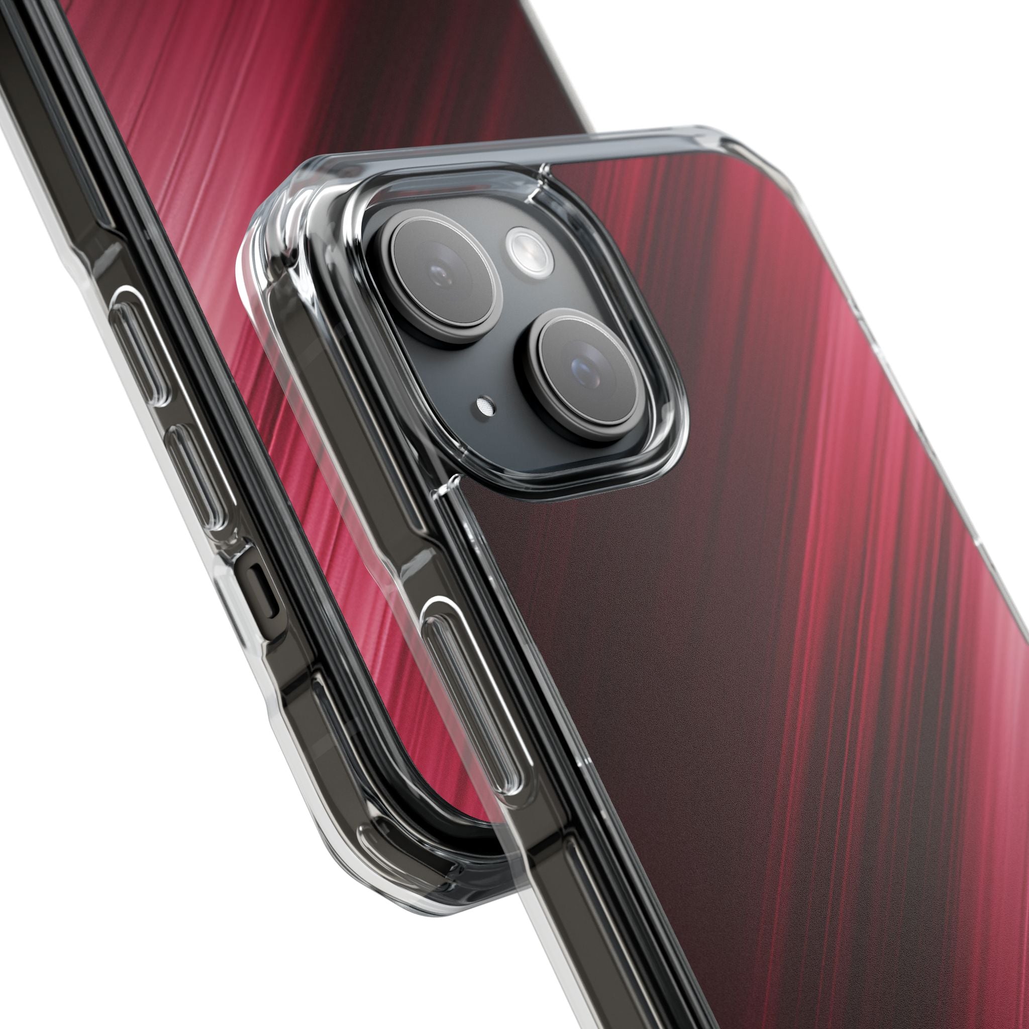 Crimson Drift Motion iPhone 15 - Impact Clear+