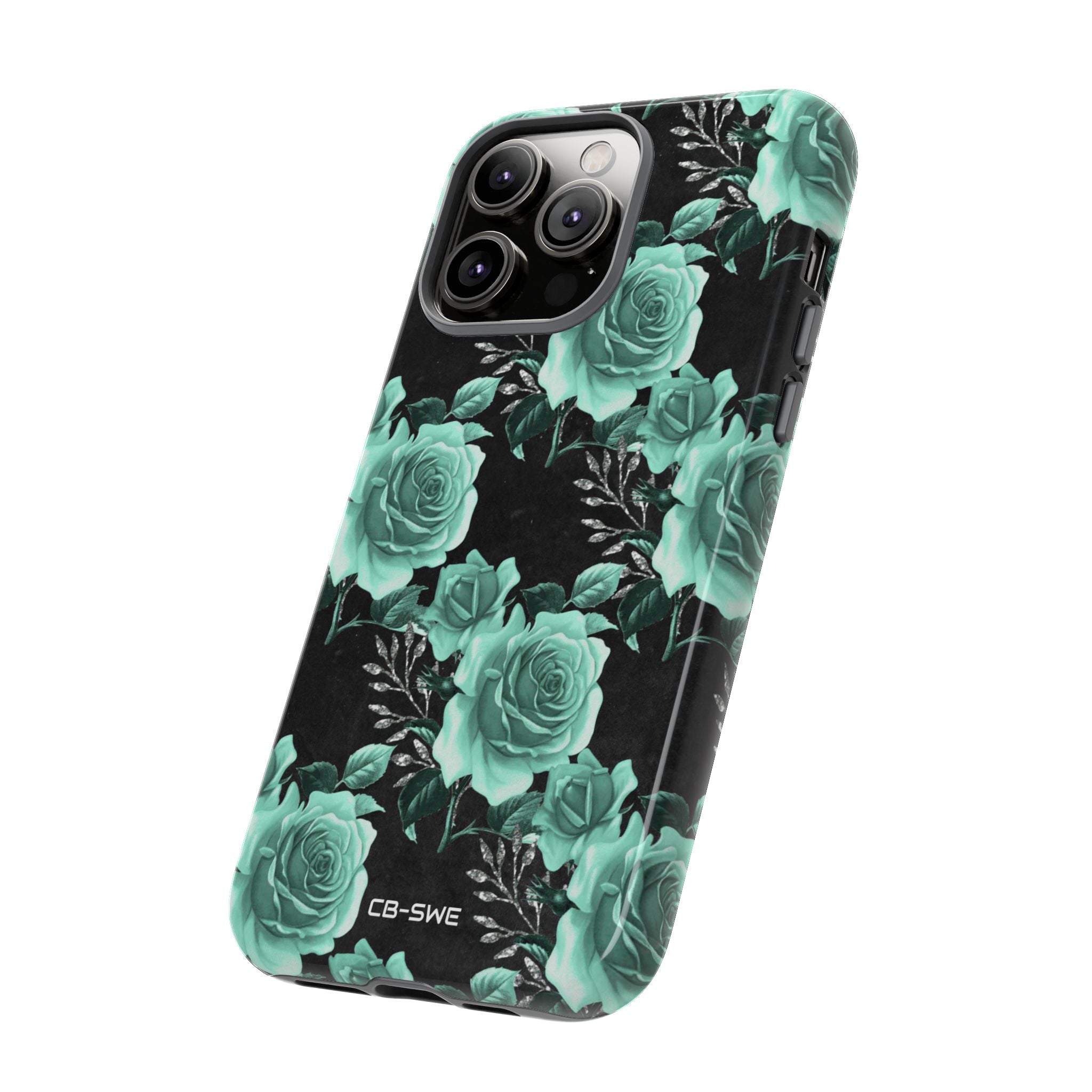 Turquoise Rose Symphony - iPhone Case