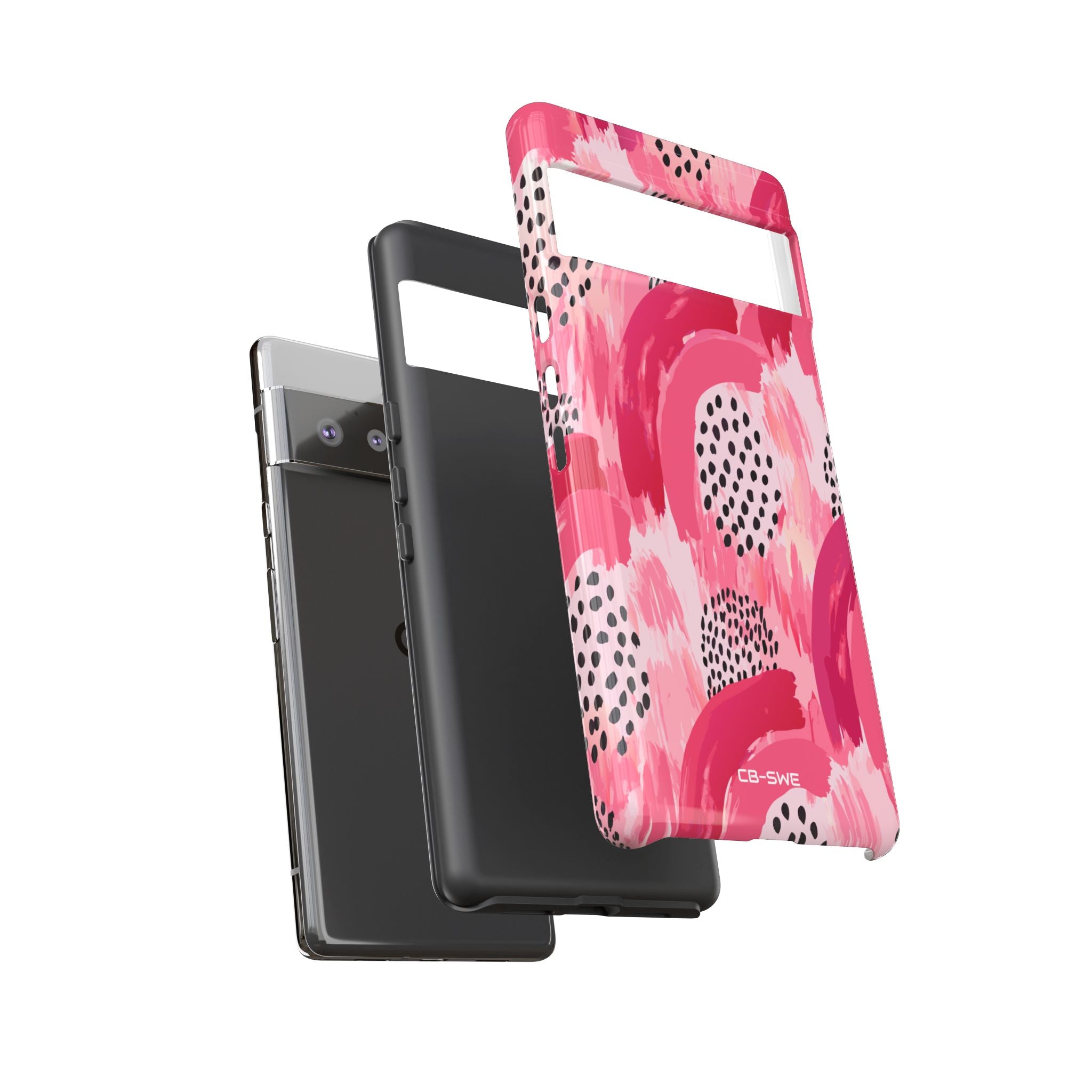 Vibrant Brushwork Dance - Google Pixel Case