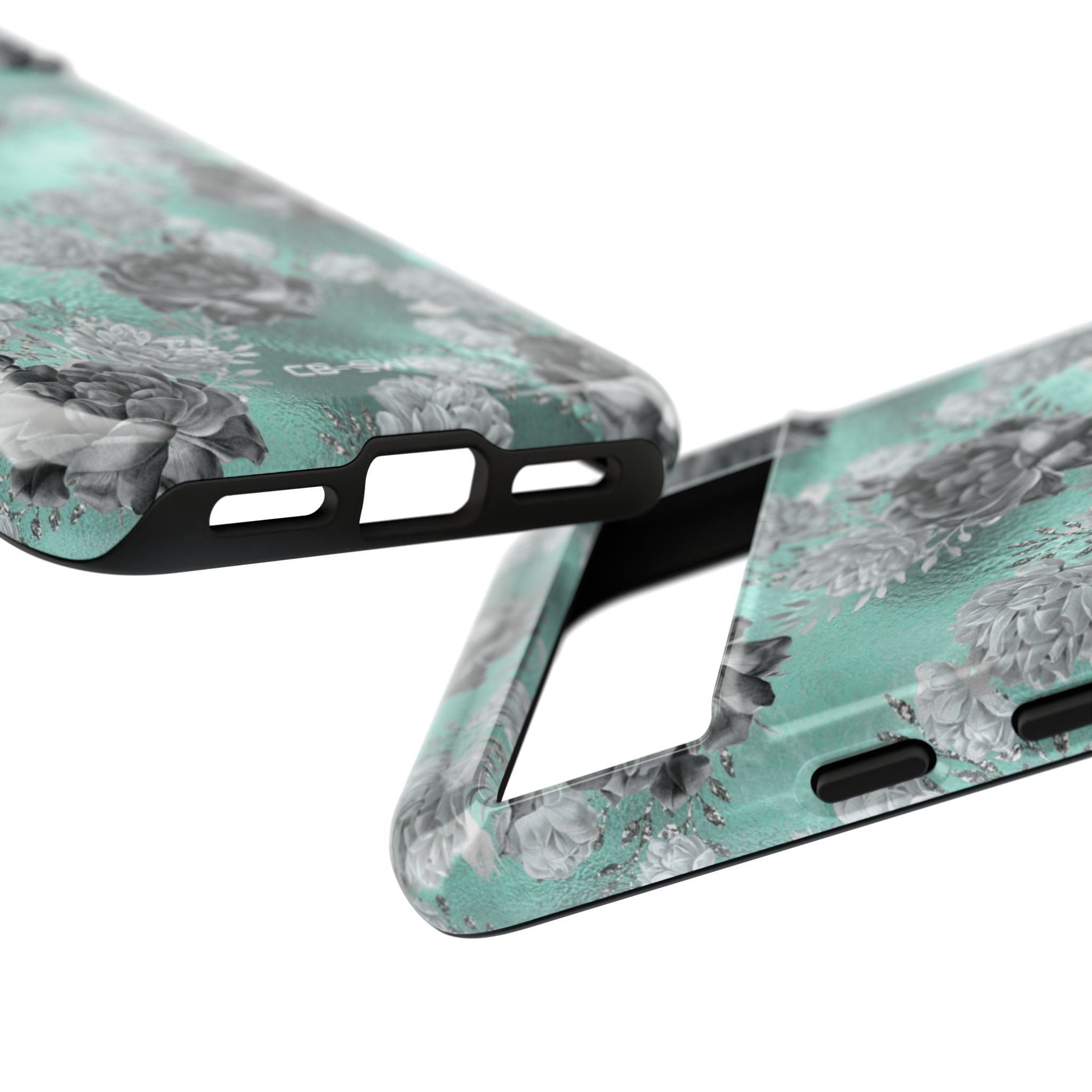 Teal Floral Elegance - Google Pixel Case