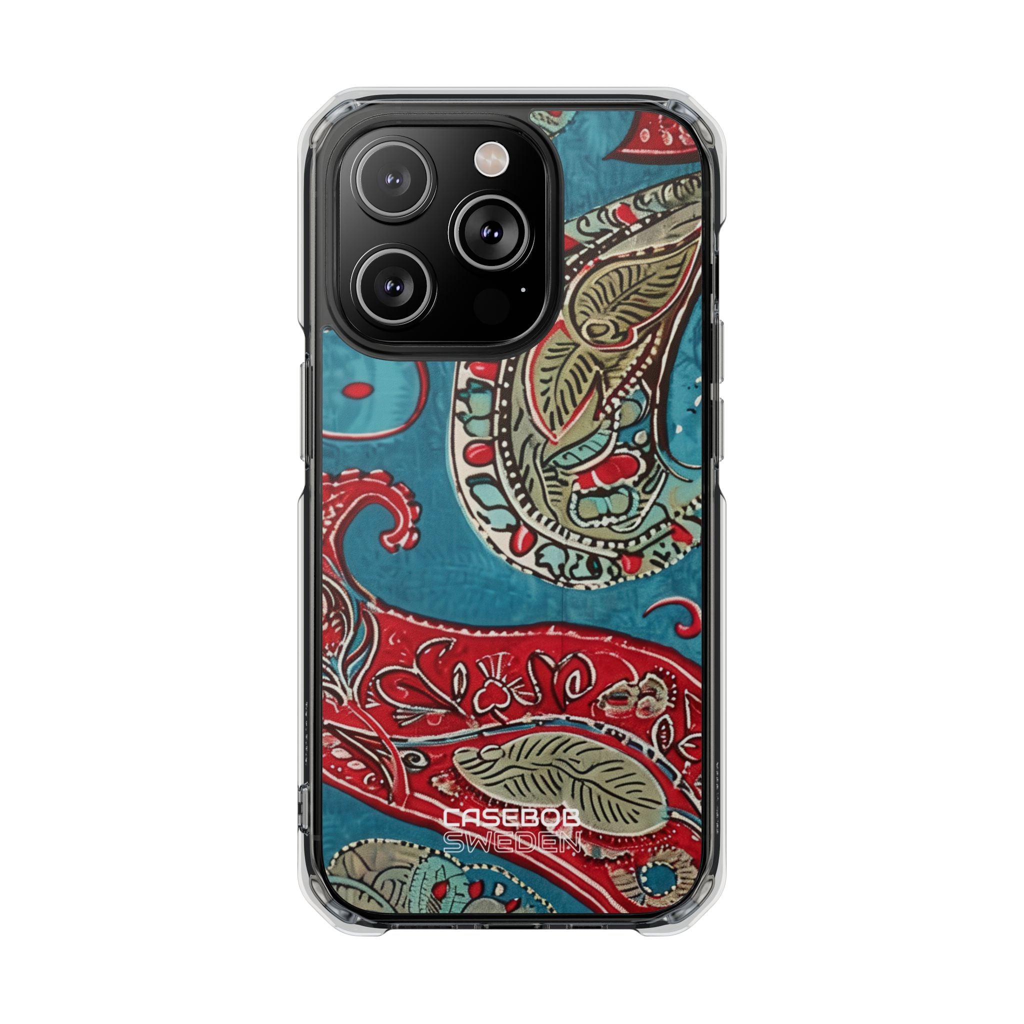 Paisley Floral Fusion iPhone 14 - Impact Clear+