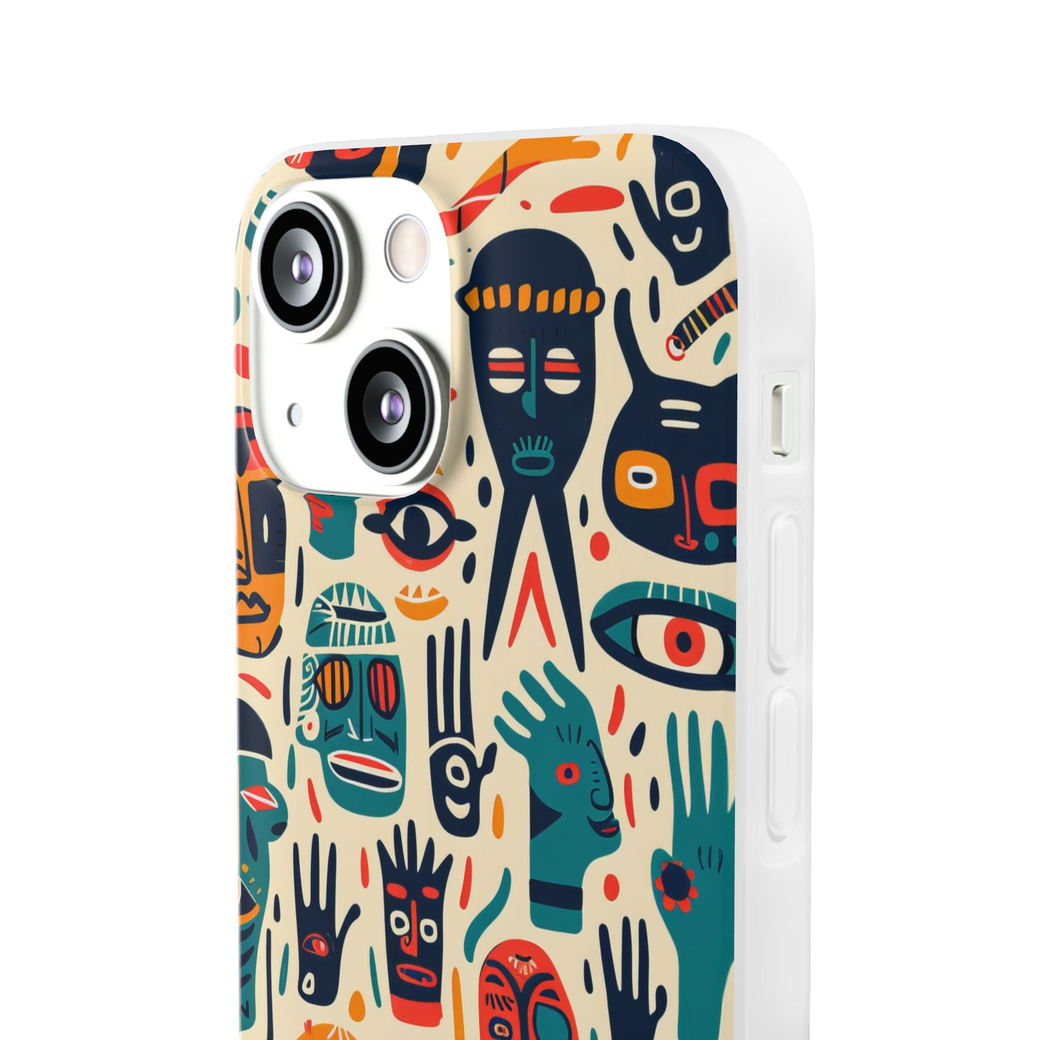 Vivid Faces iPhone 13 mini Case - Soft