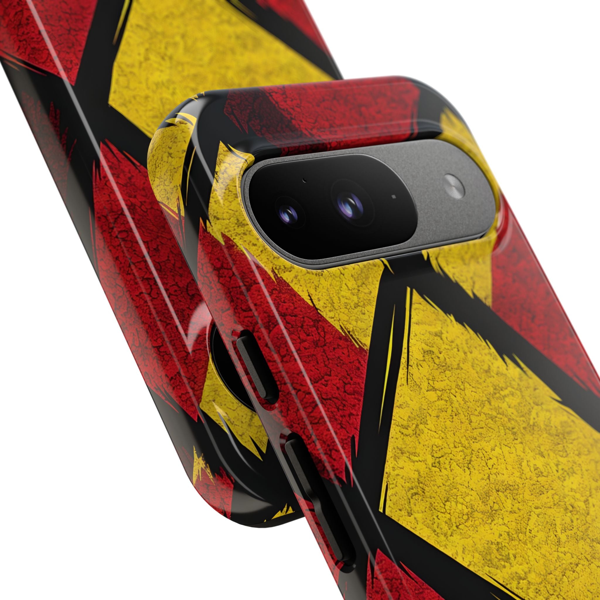 Cracked Diamond Grid Google Pixel 9 Case - Tough