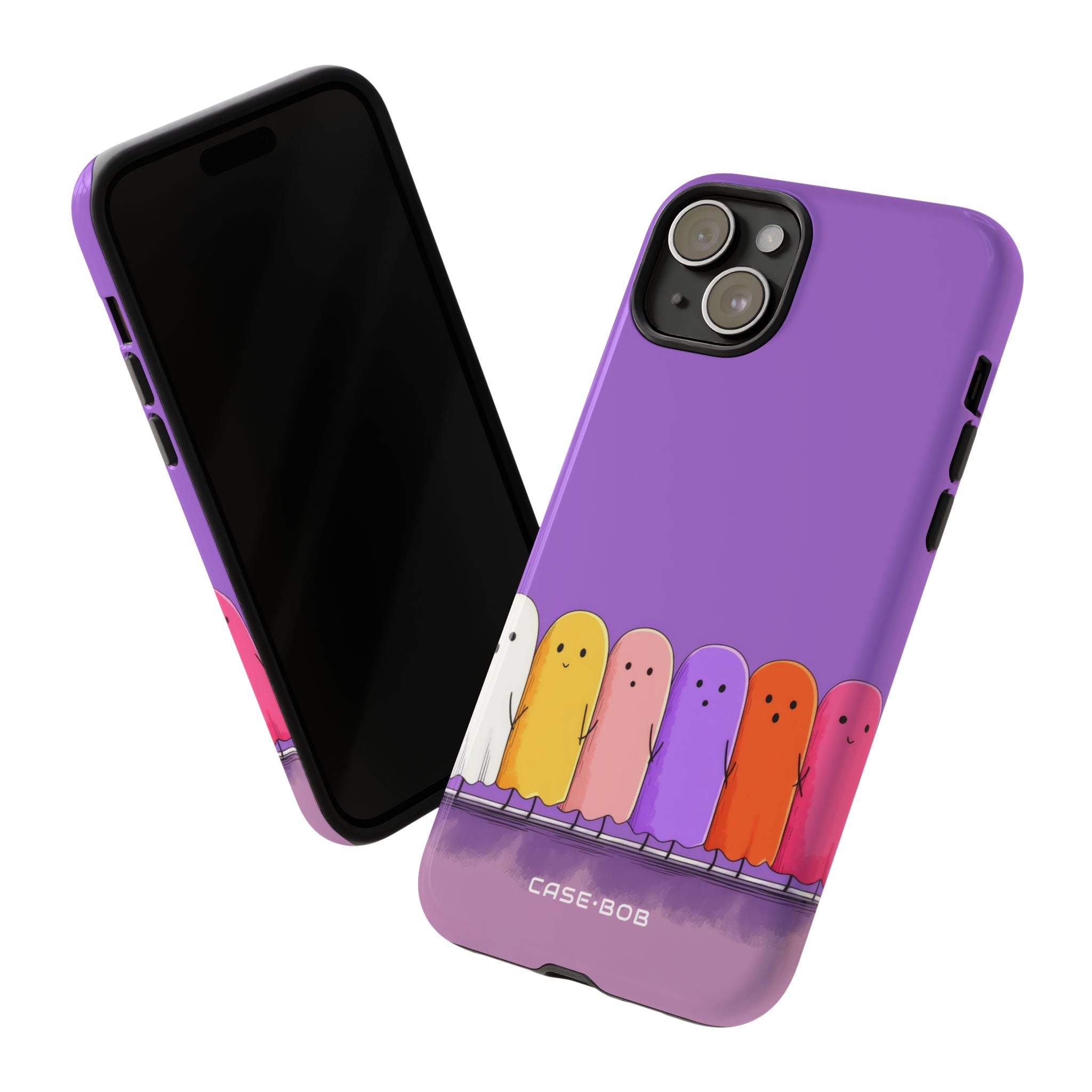Colorful Ghosts iPhone 15 Plus Case - Tough