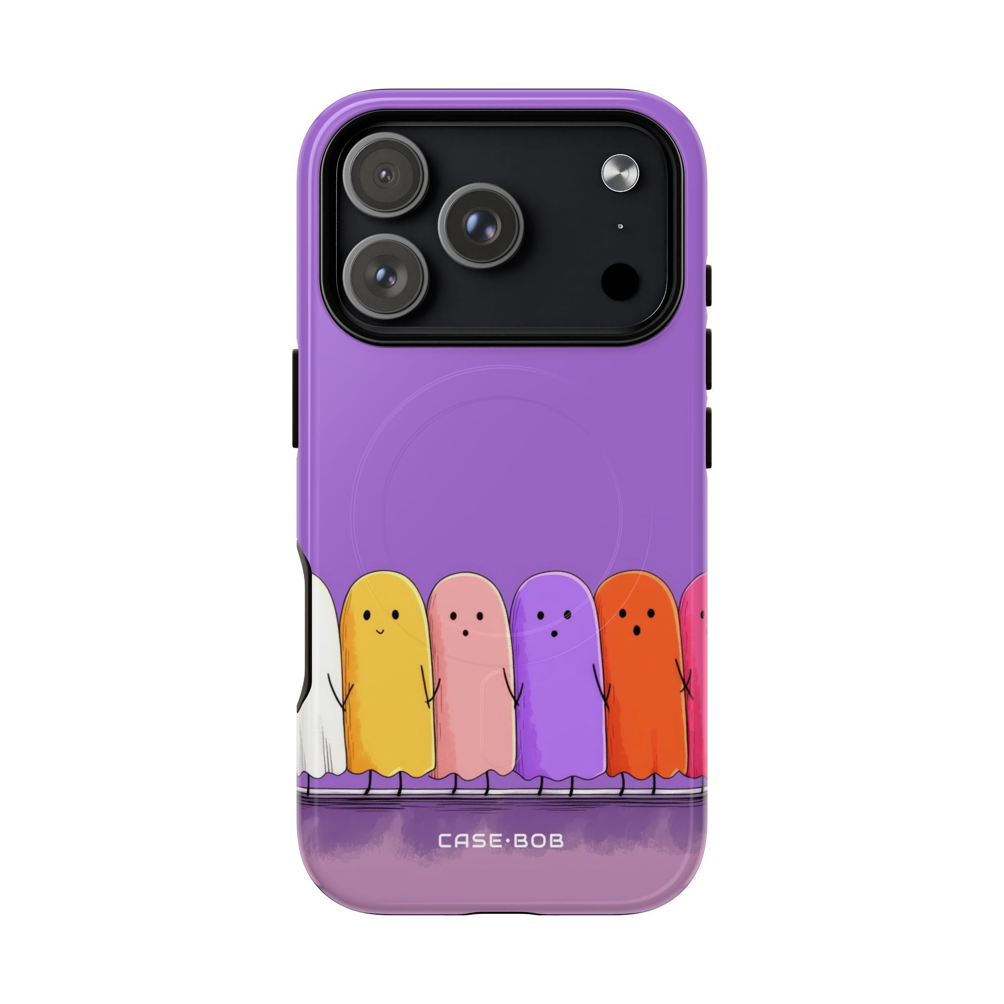 Colorful Ghosts iPhone 17 Pro Case - Tough+