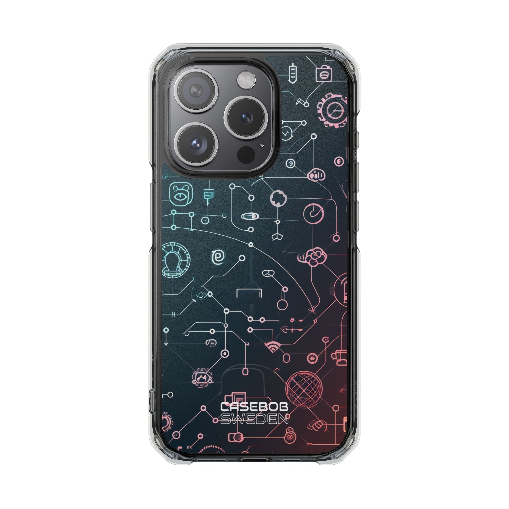 Digital Circuit Flow iPhone 15 - Impact Clear+