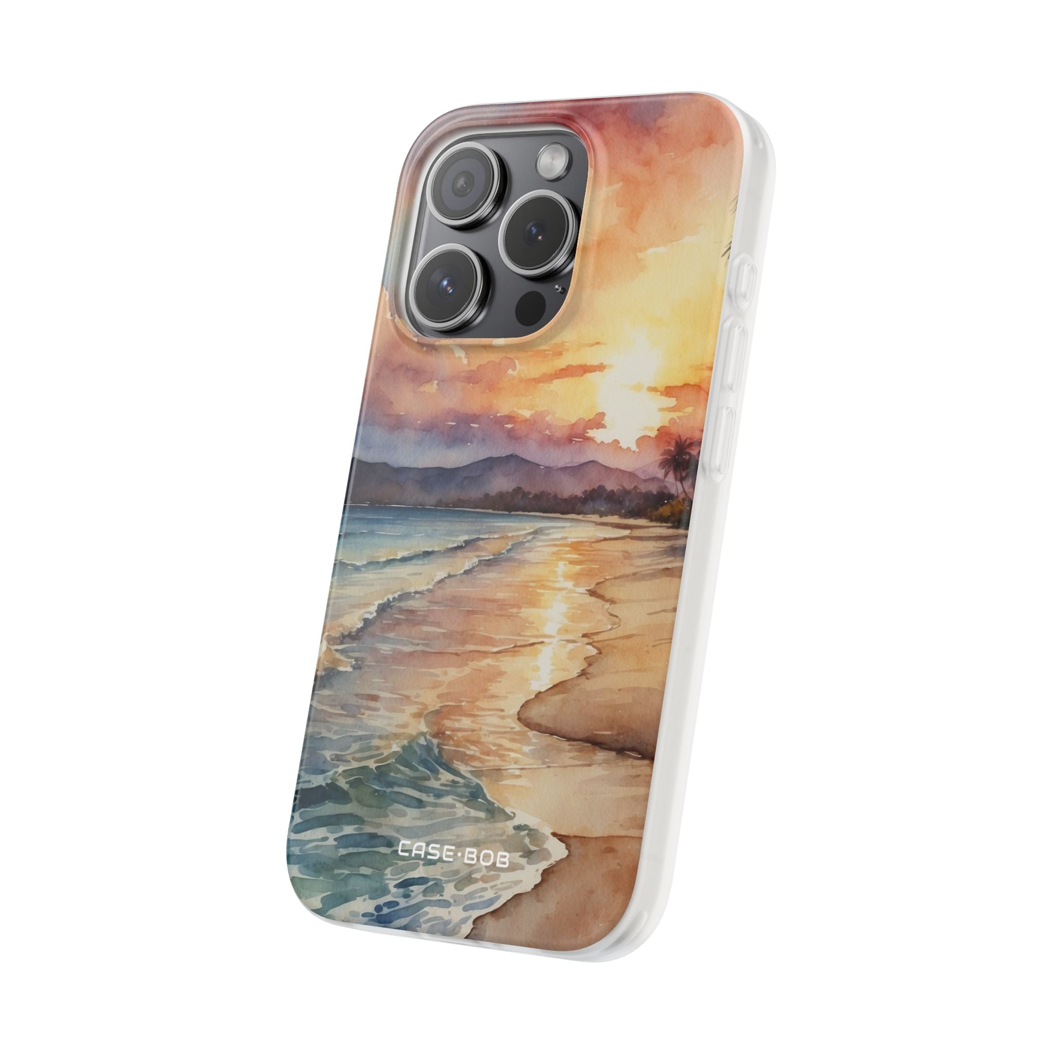 Sunset Reflection iPhone 15 Pro Case - Soft