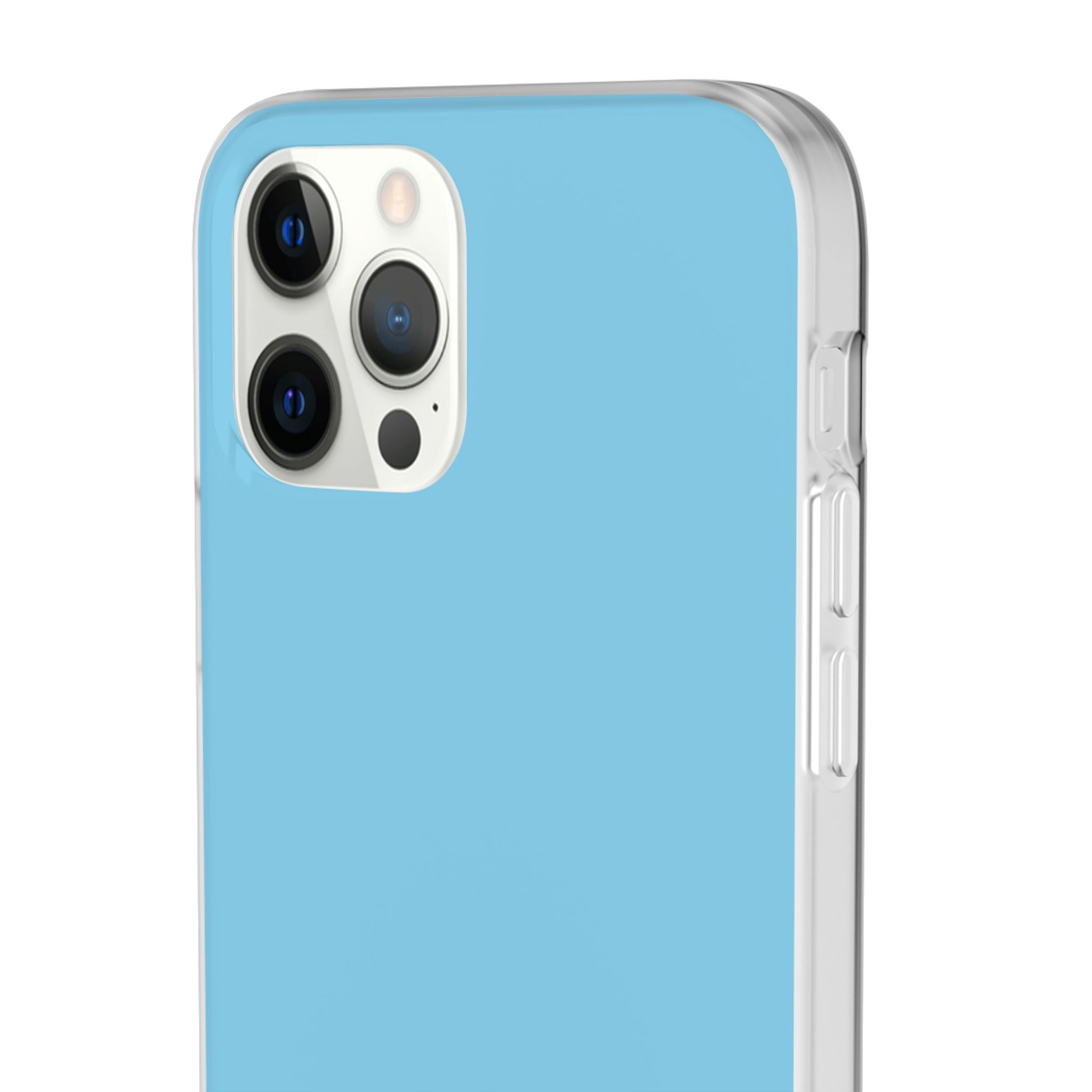 Himmelblaue iPhone-Hülle - Flexi