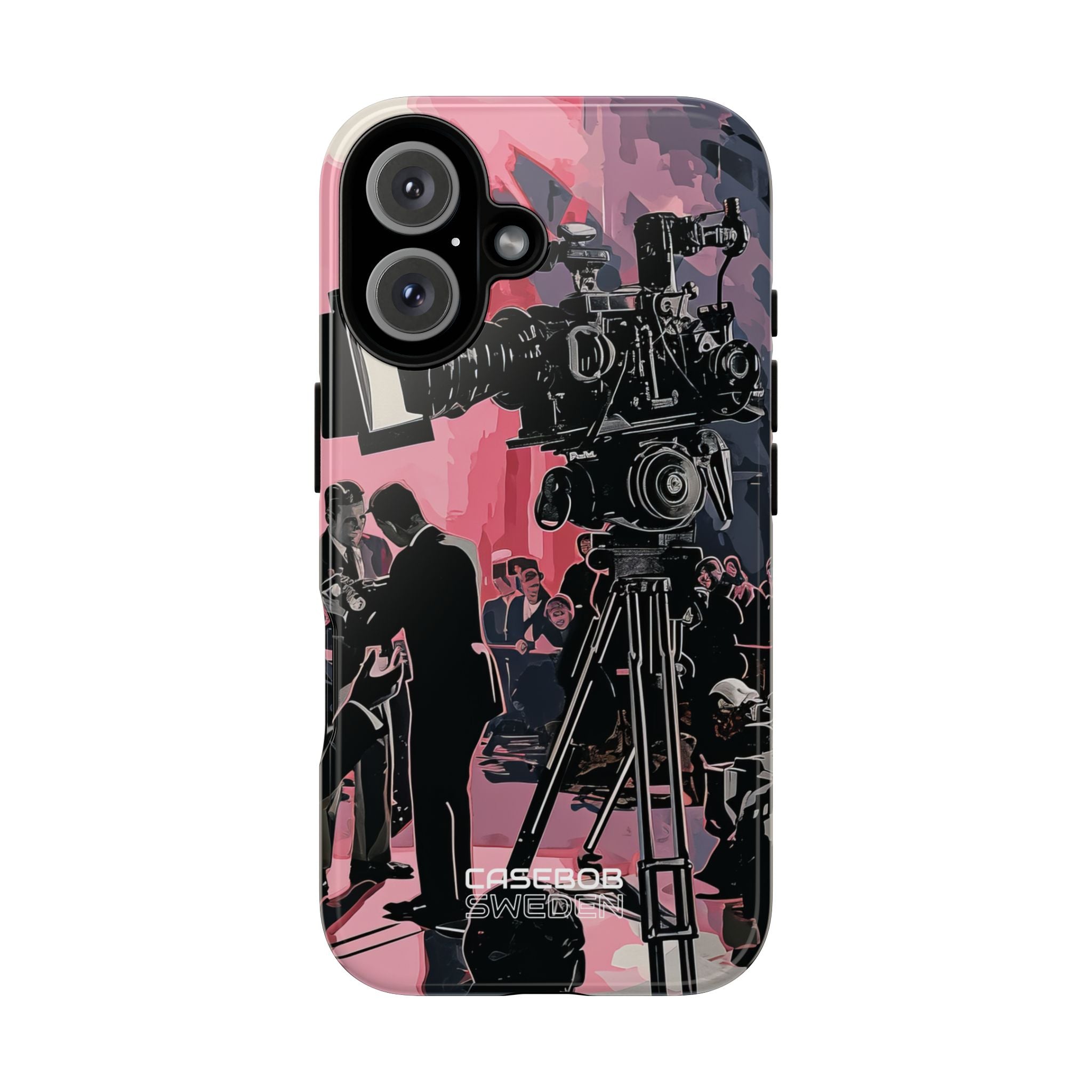 Vintage Cinema Dreams iPhone 16 - Tough