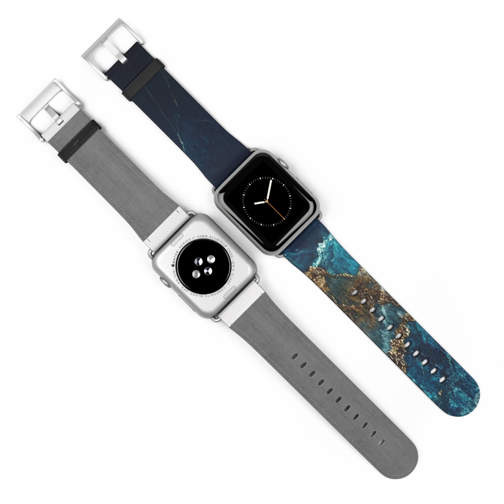 Golden Fracture Teal - Watch Band