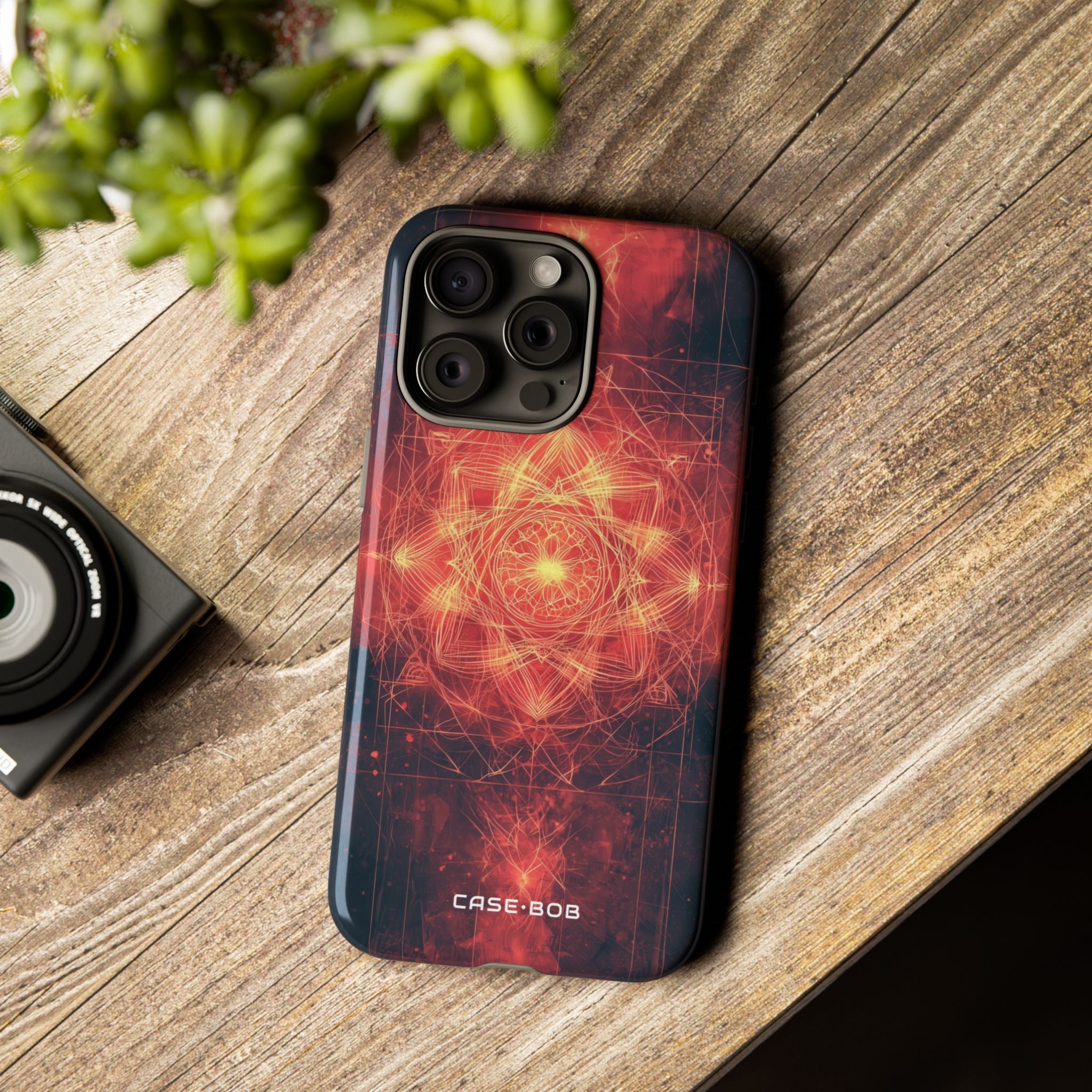 Radiant Mandala iPhone 15 Pro Max Case - Tough