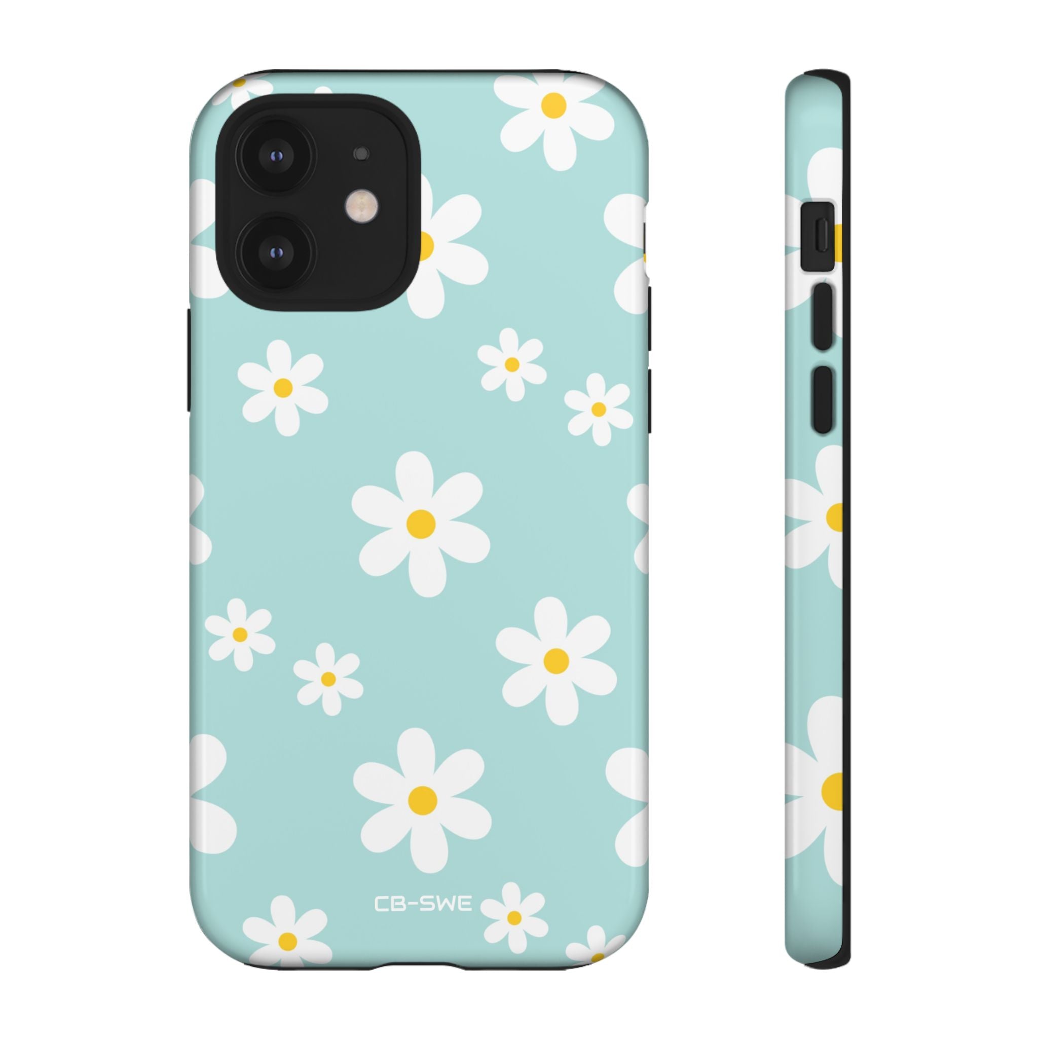 Daisies On Blue - iPhone Case