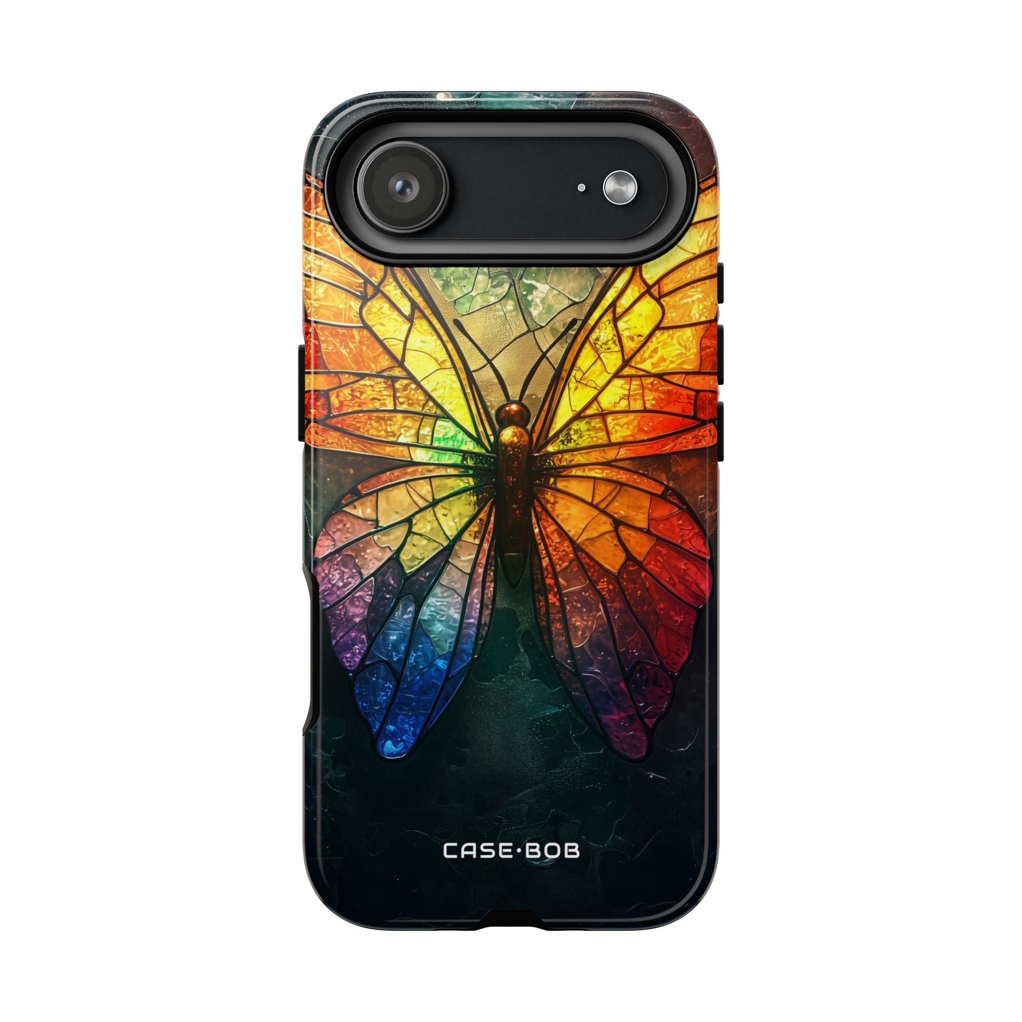 Stained Glass Butterfly iPhone 17 Air Case - Tough