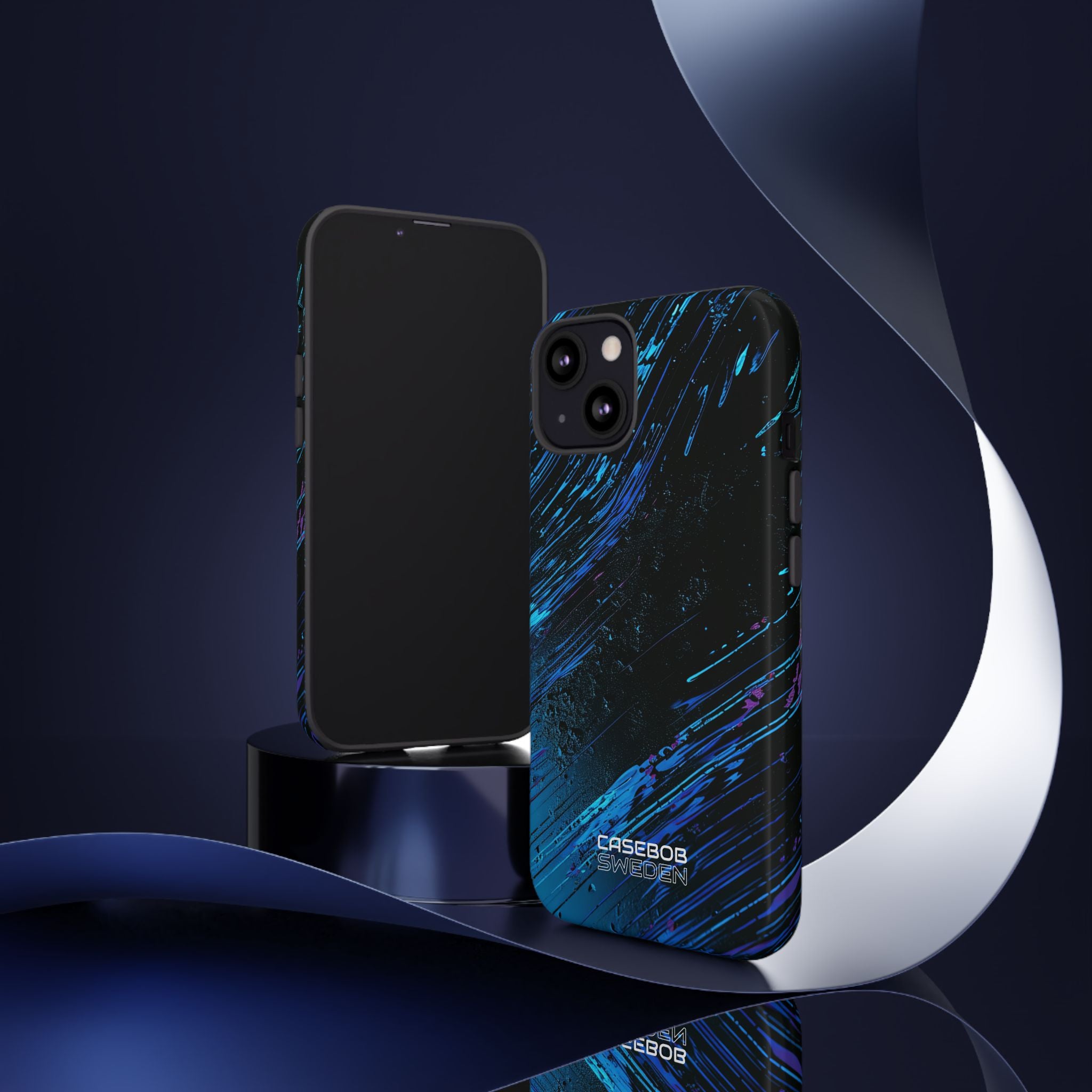 Midnight Blue Currents iPhone 13 - Tough