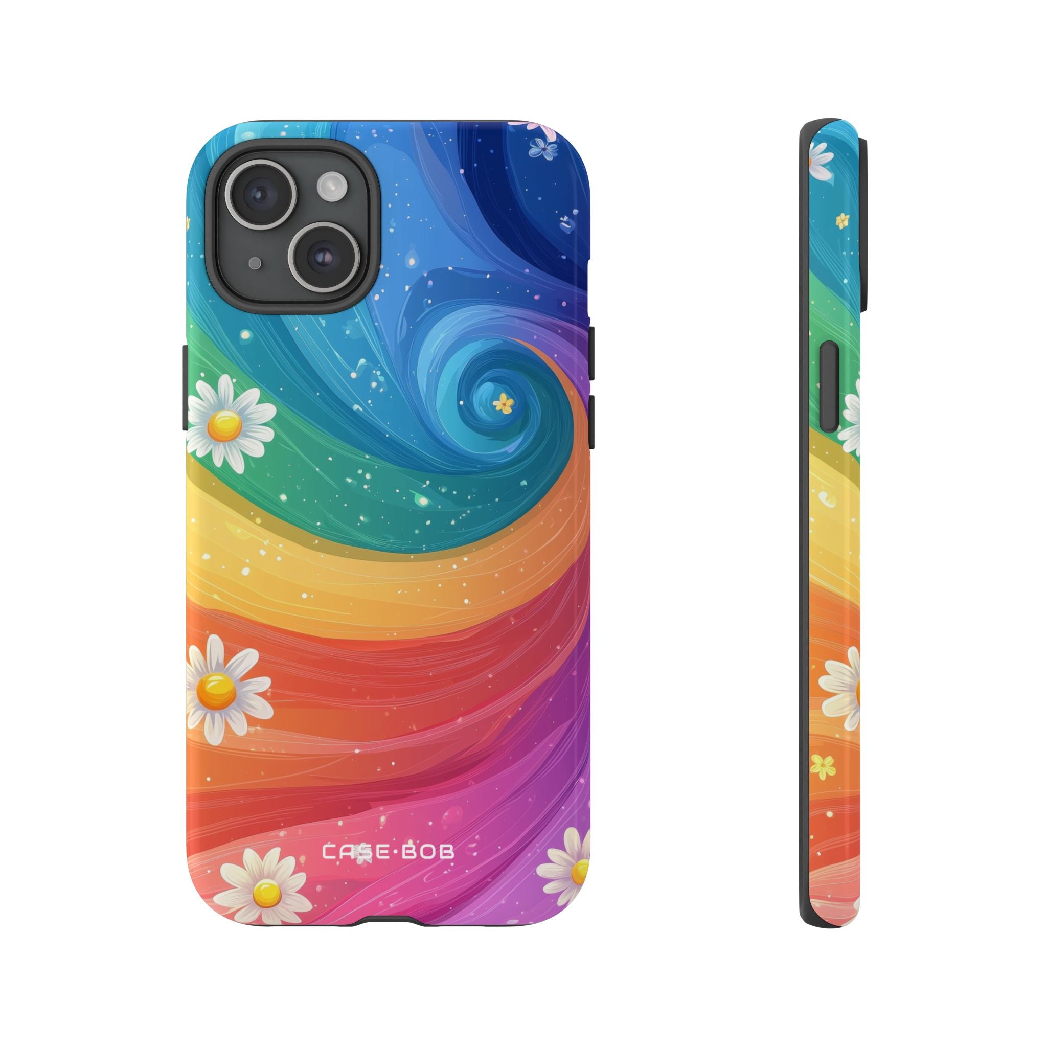 Vortex Bloom iPhone 15 Plus Case - Tough