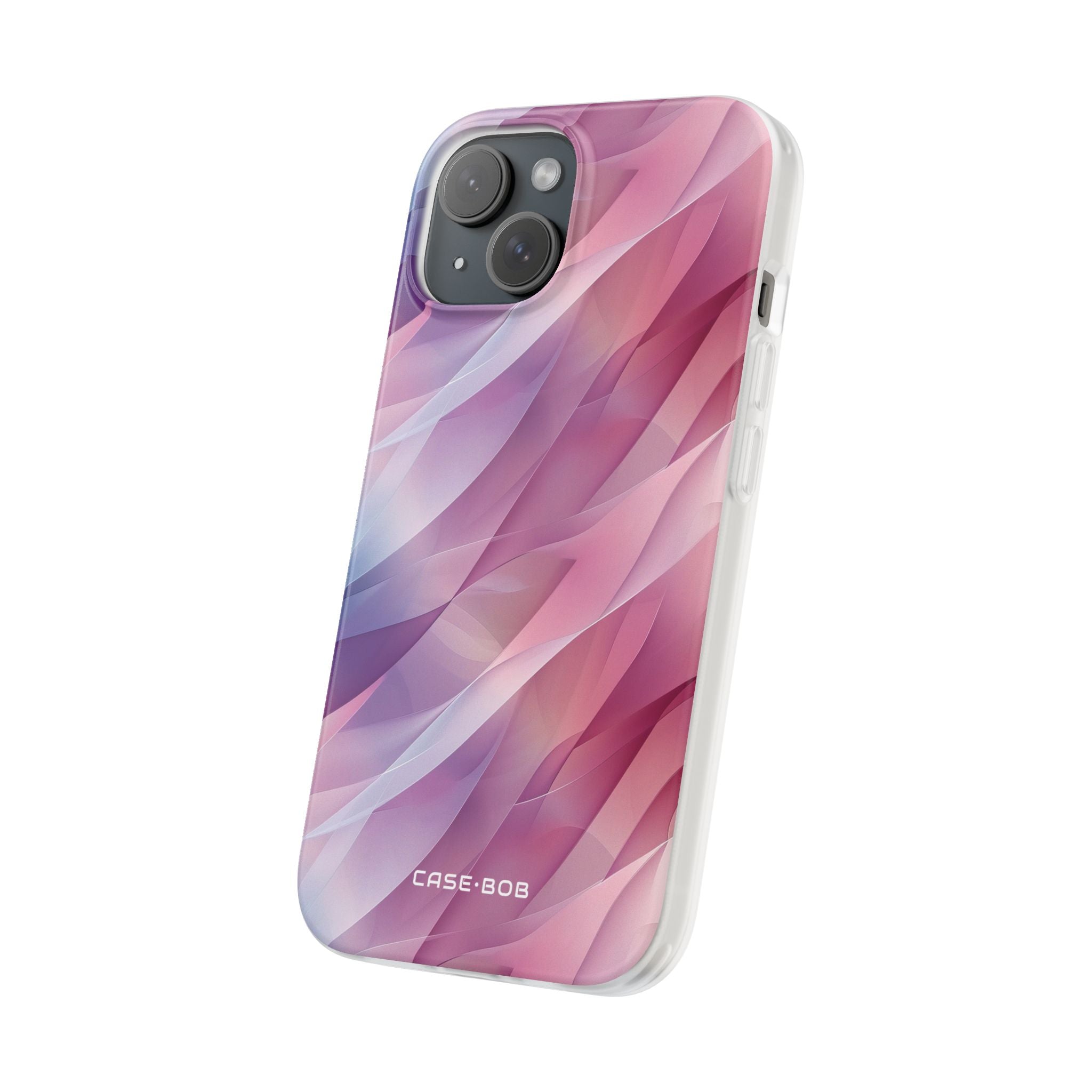 Pink Wave iPhone 15 Case - Soft