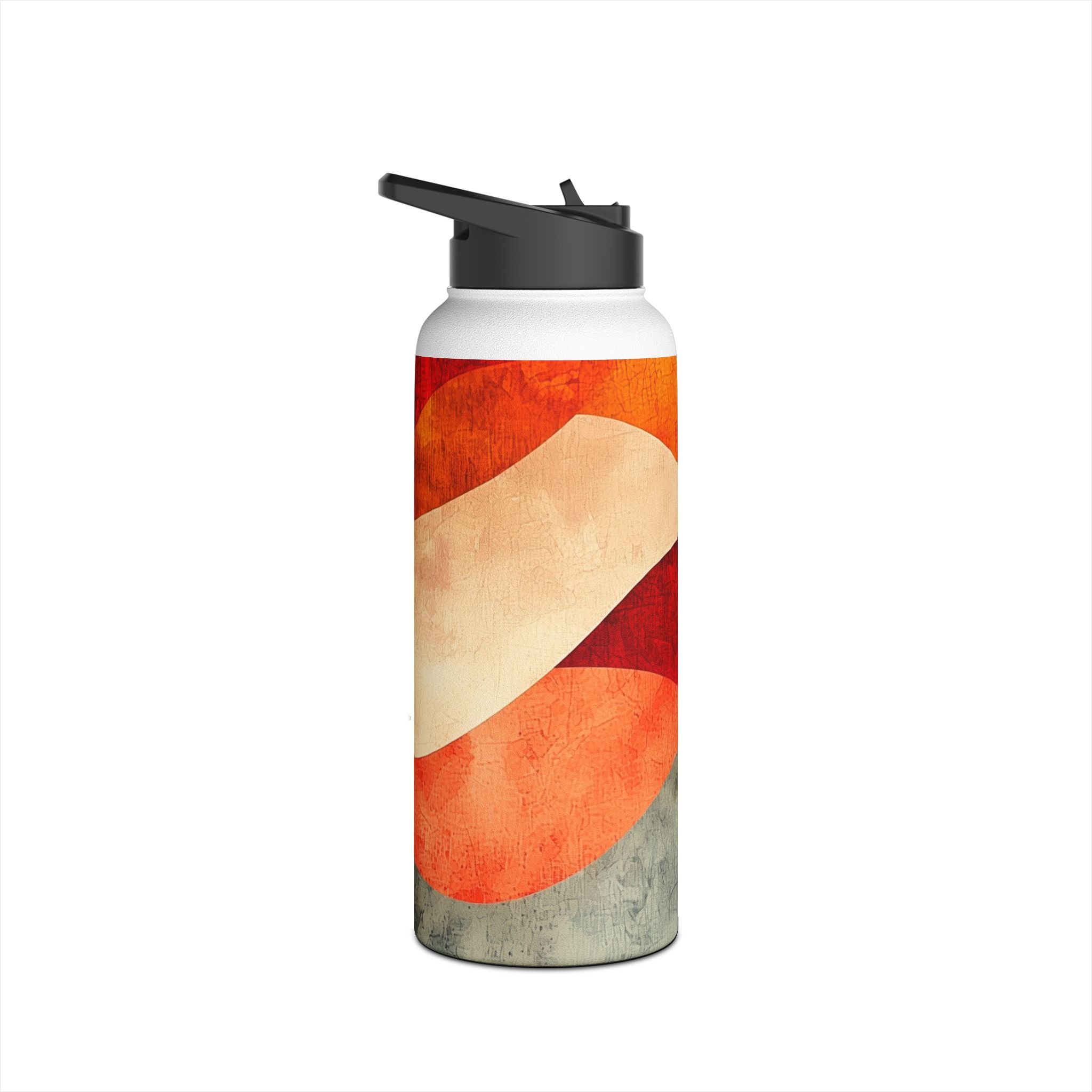 Crimson Ripples - Stainless Steel Water Bottle