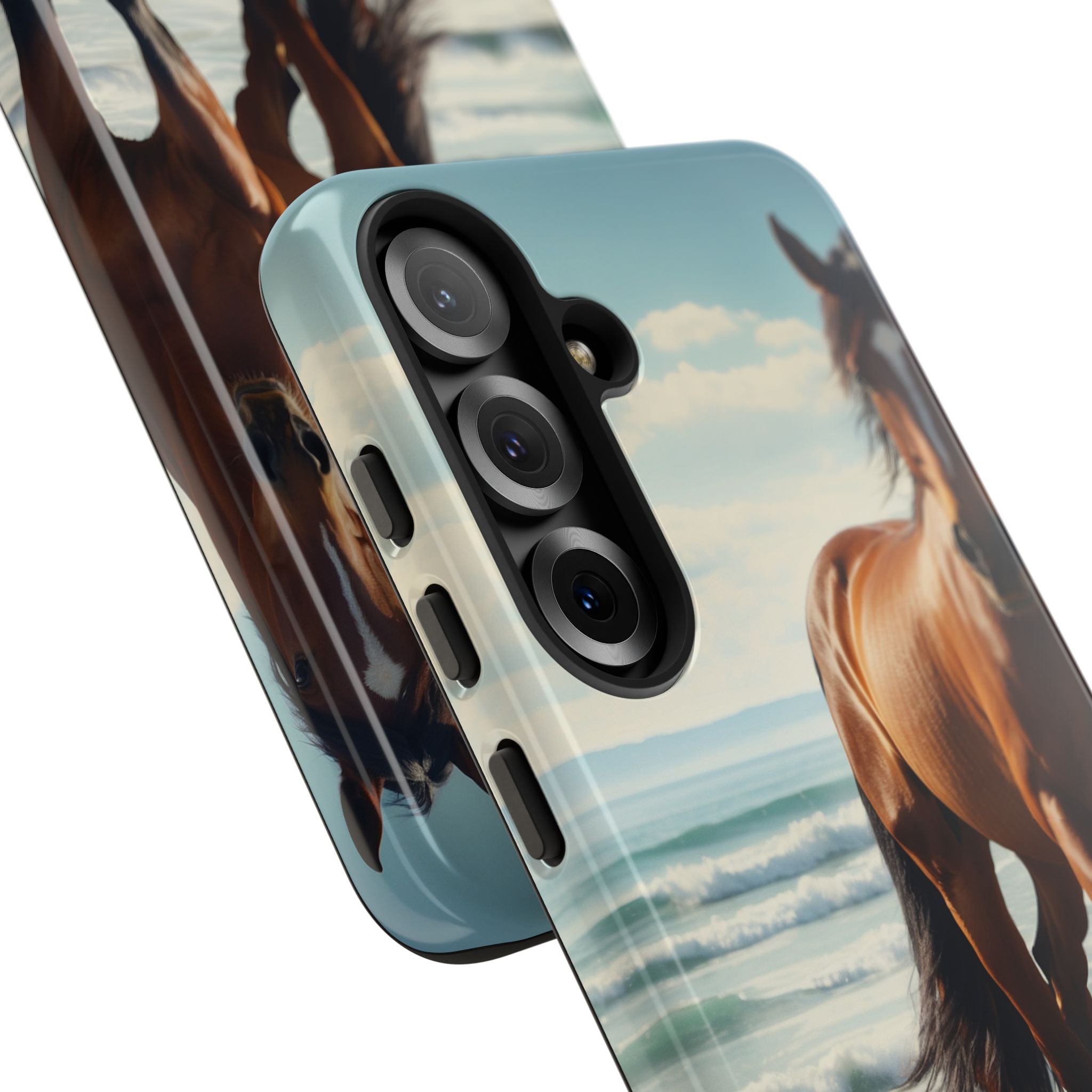 Horse Gallops Shoreline - Samsung Case