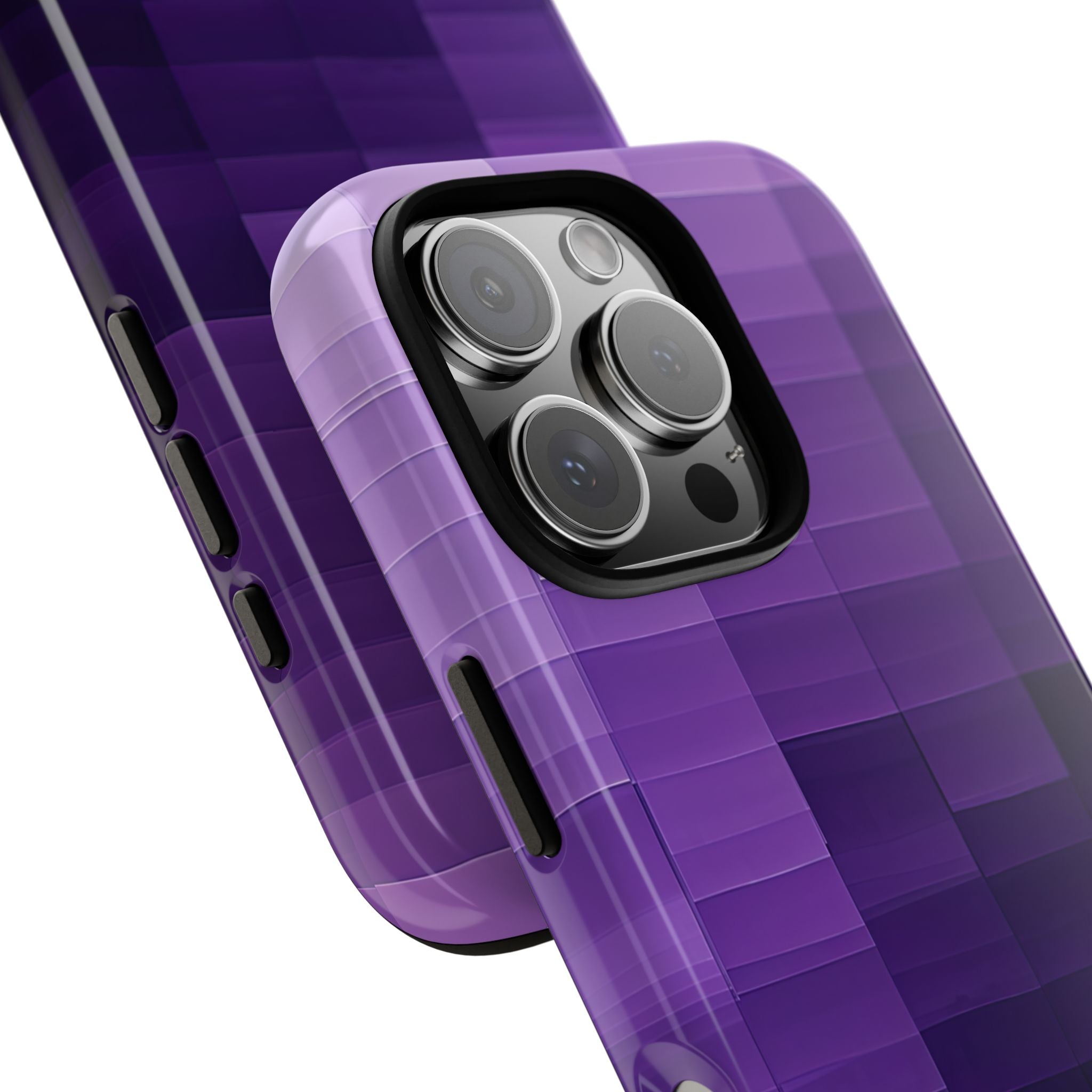 Paarse Horizon Raster iPhone 16 - Tough