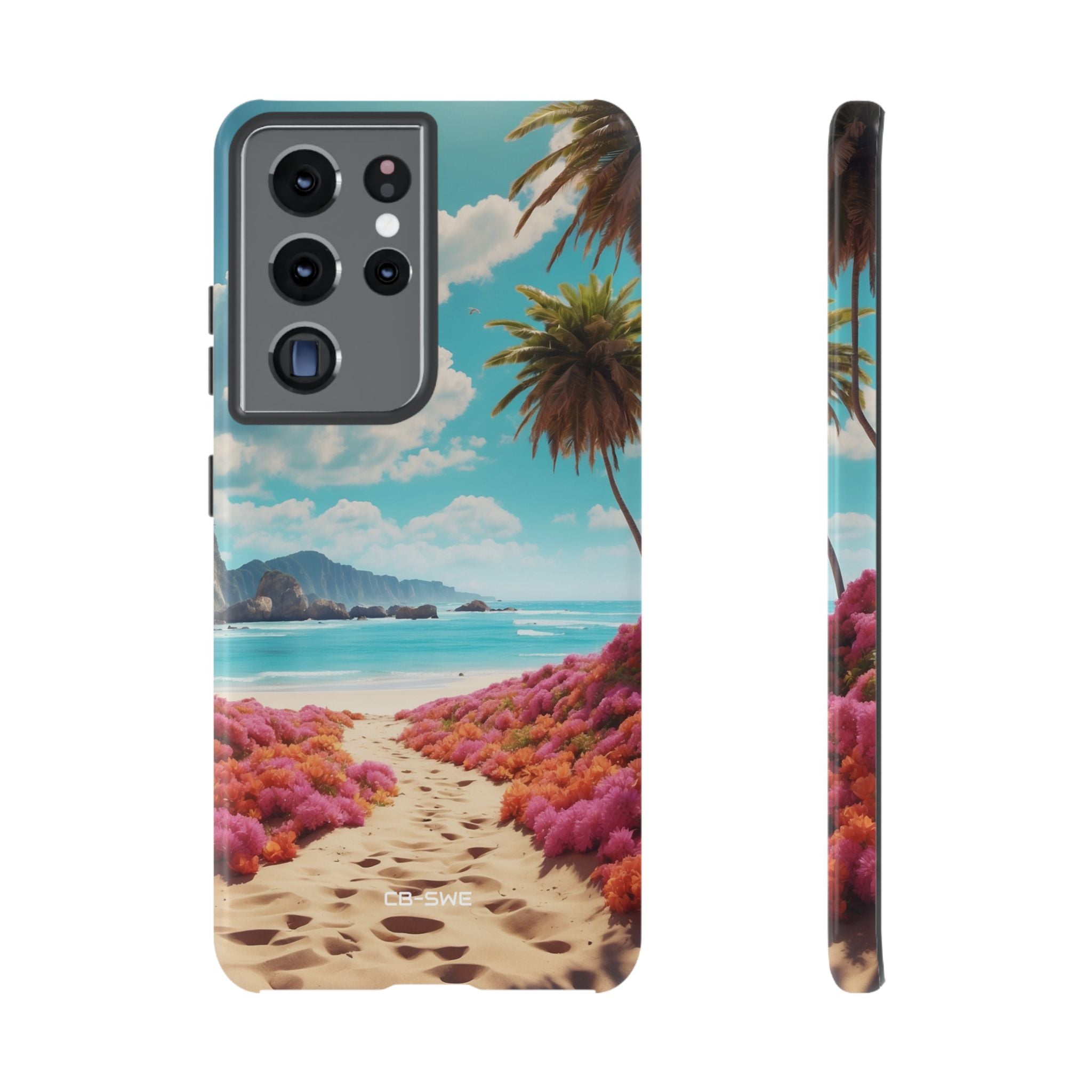 Tropical Flowers Frame - Samsung Case