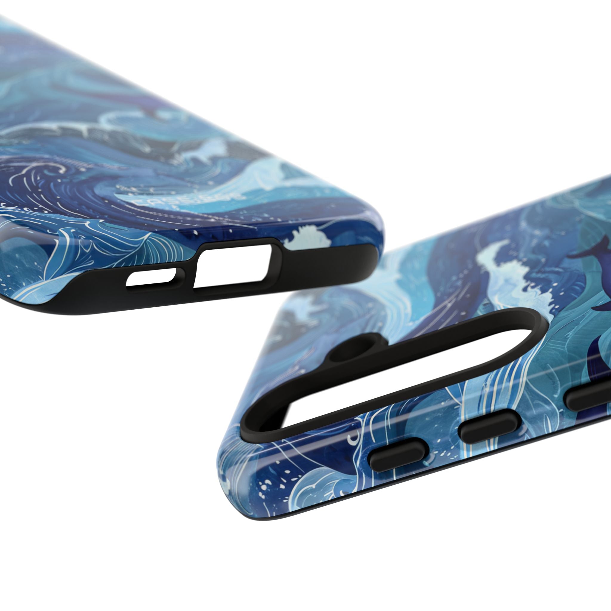 Dolphin Waves Samsung S24 Case - Tough