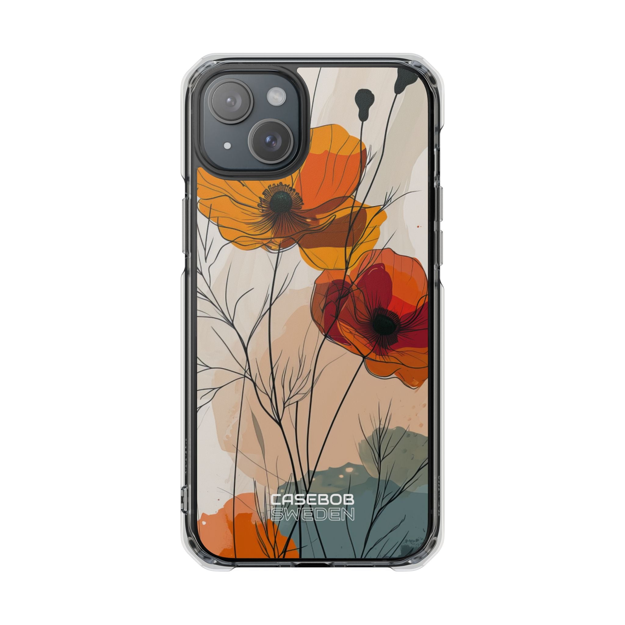 Golden Bloom Dance iPhone 15 - Impact Clear+