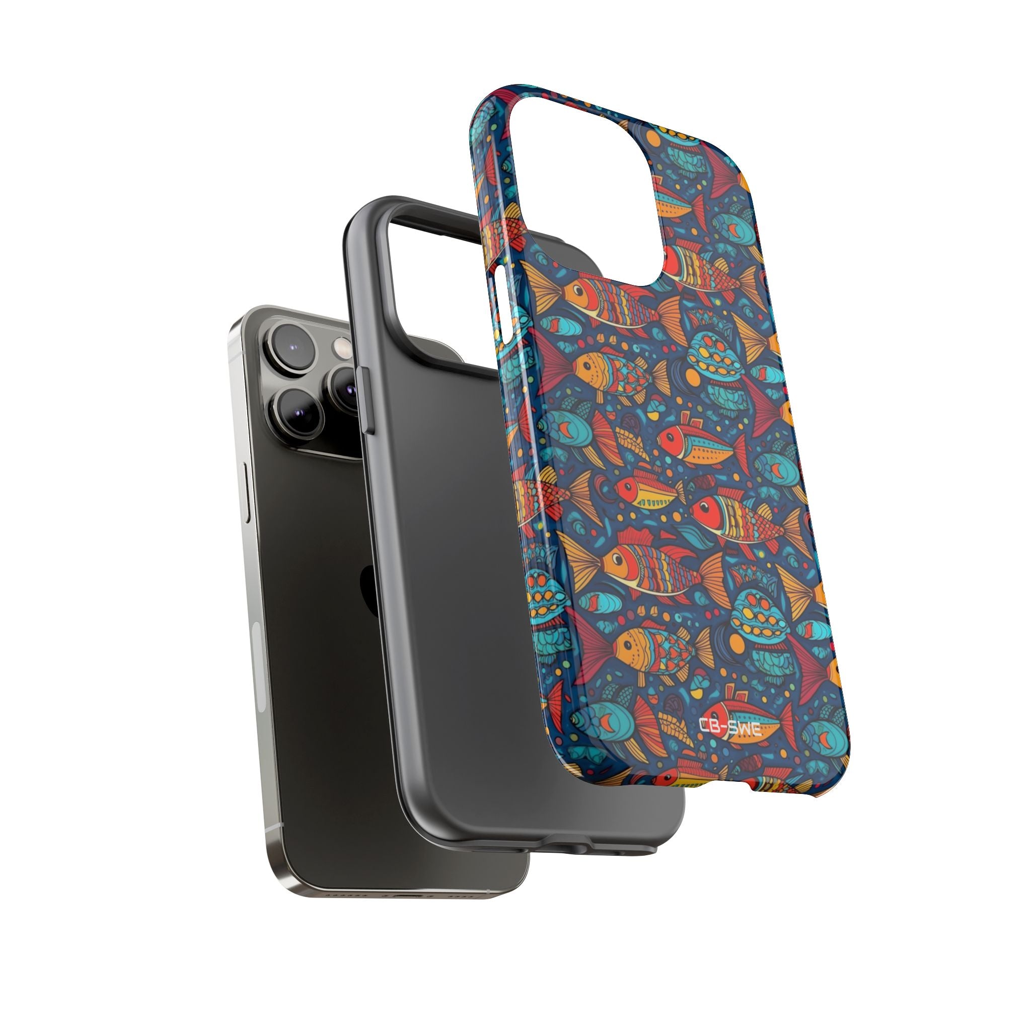 Fish Dance Joyfully - iPhone Case