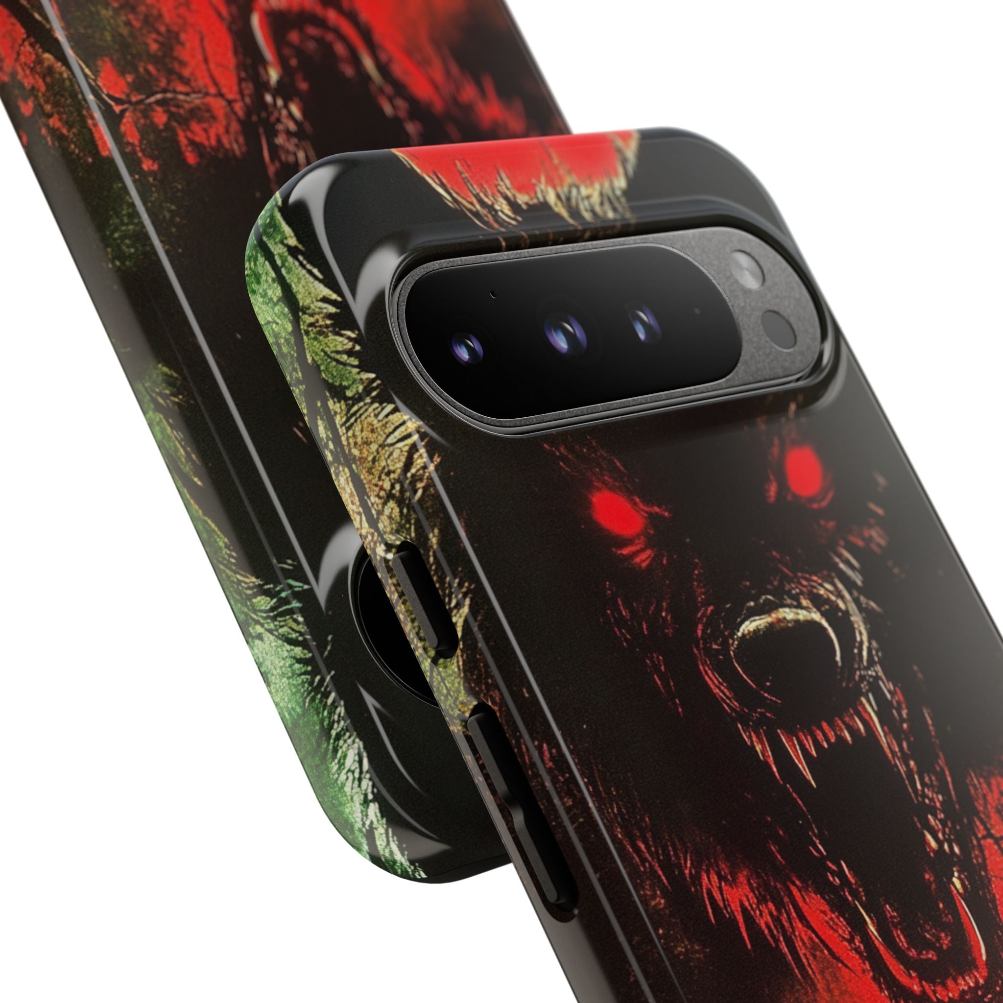 Crimson Wolf Google Pixel 9 Pro XL Case - Tough