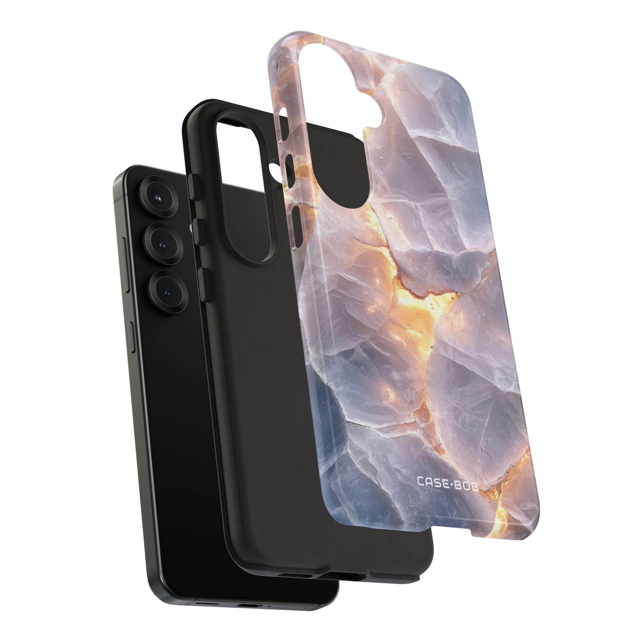 Crystal Veins Samsung S25 Case - Tough