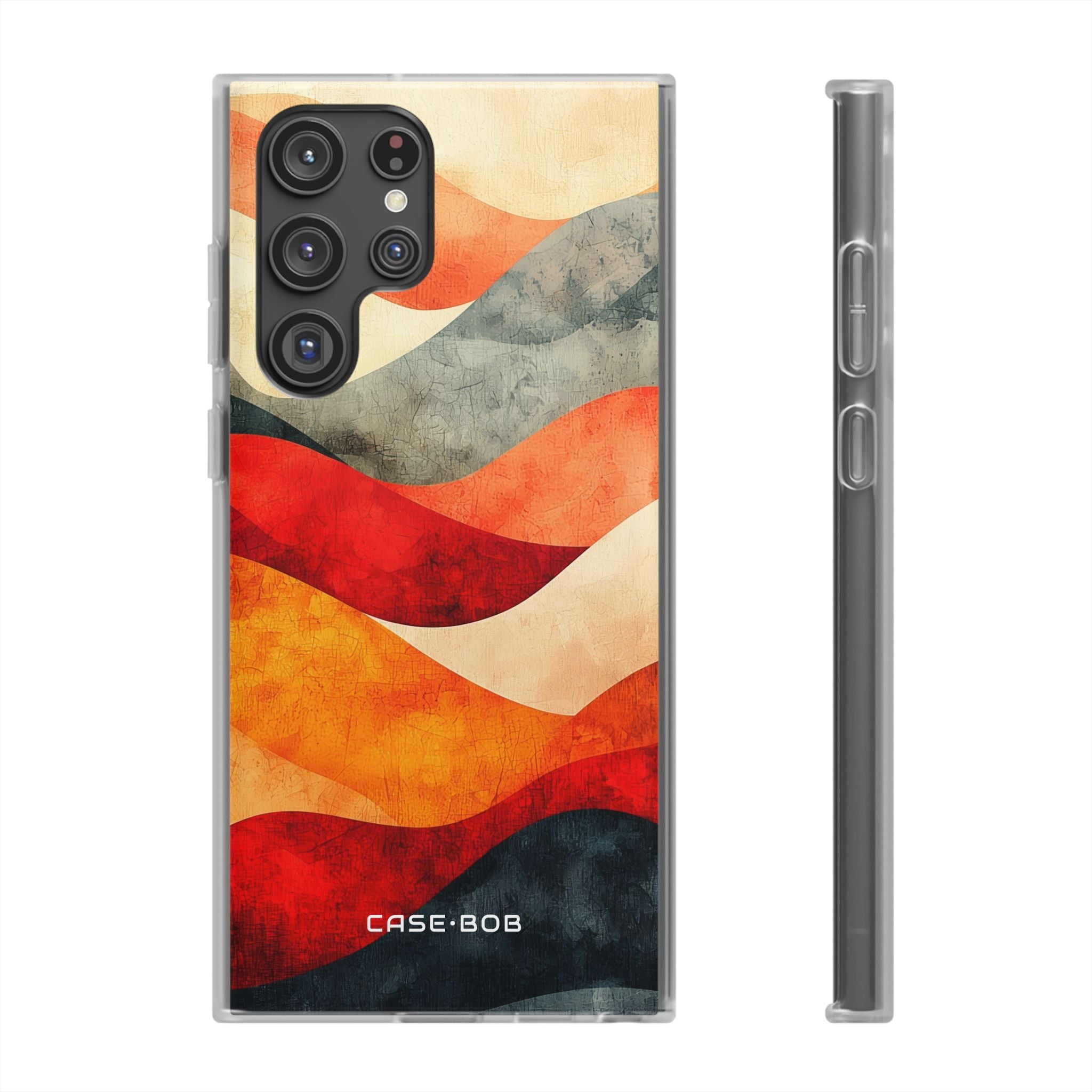 Cracked Wave Sunset Samsung S22 Ultra Case - Soft