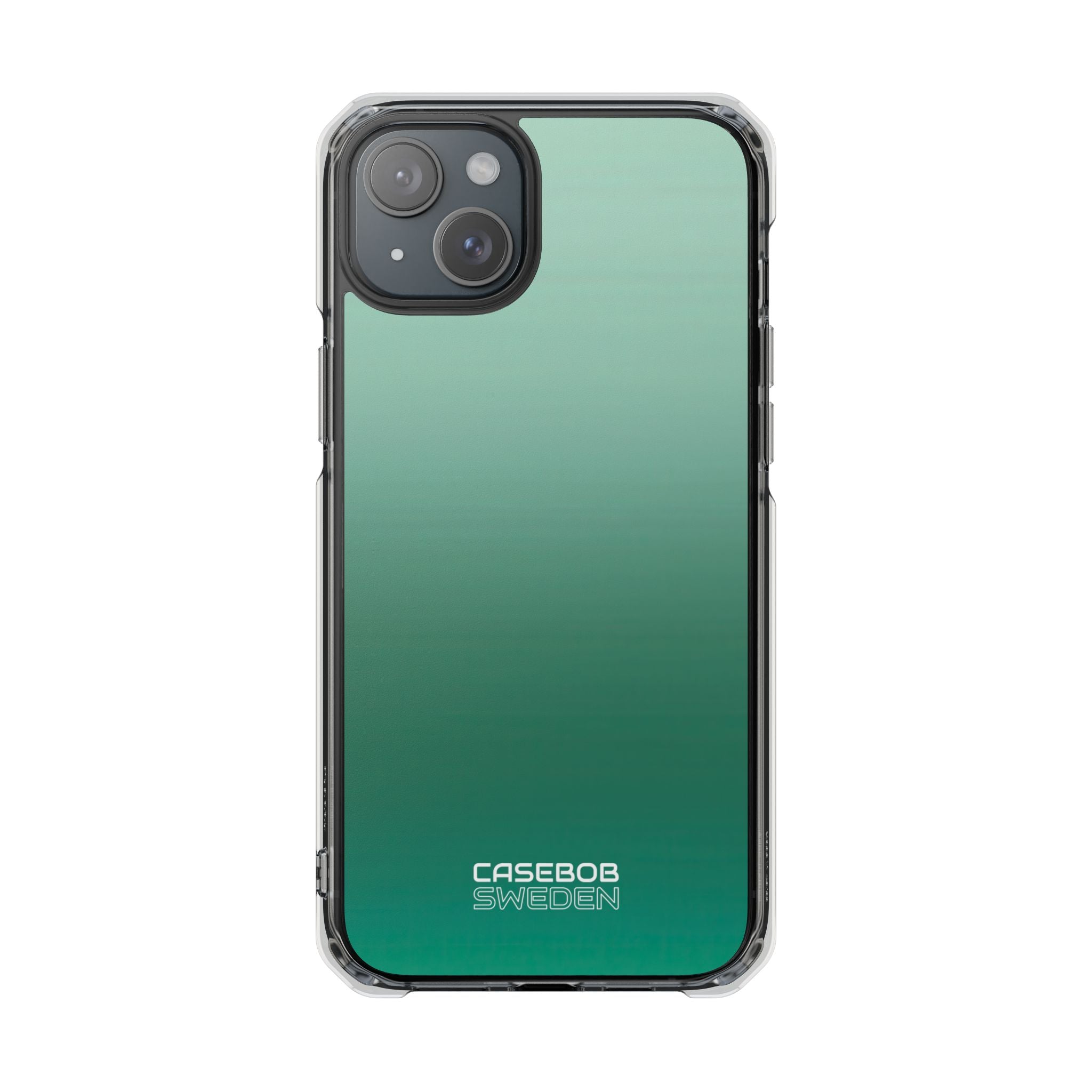 Teal Horizon Layers iPhone 15 - Impact Clear+