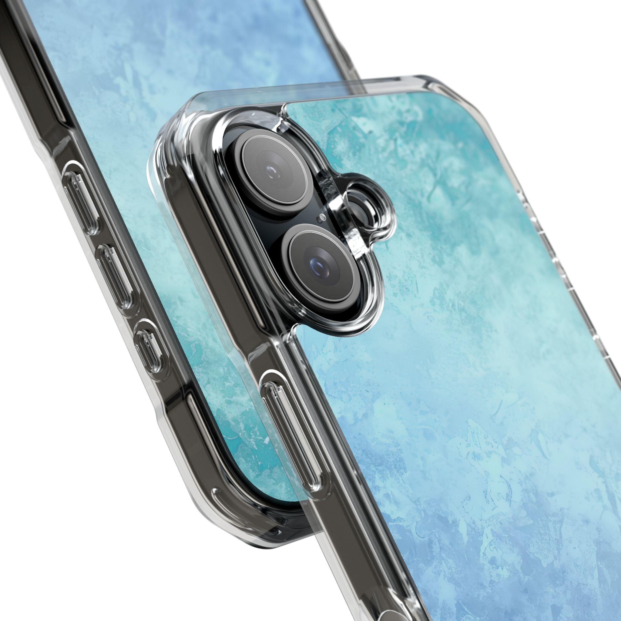 Ocean Mist Whisper iPhone 16 - Impact Clear+