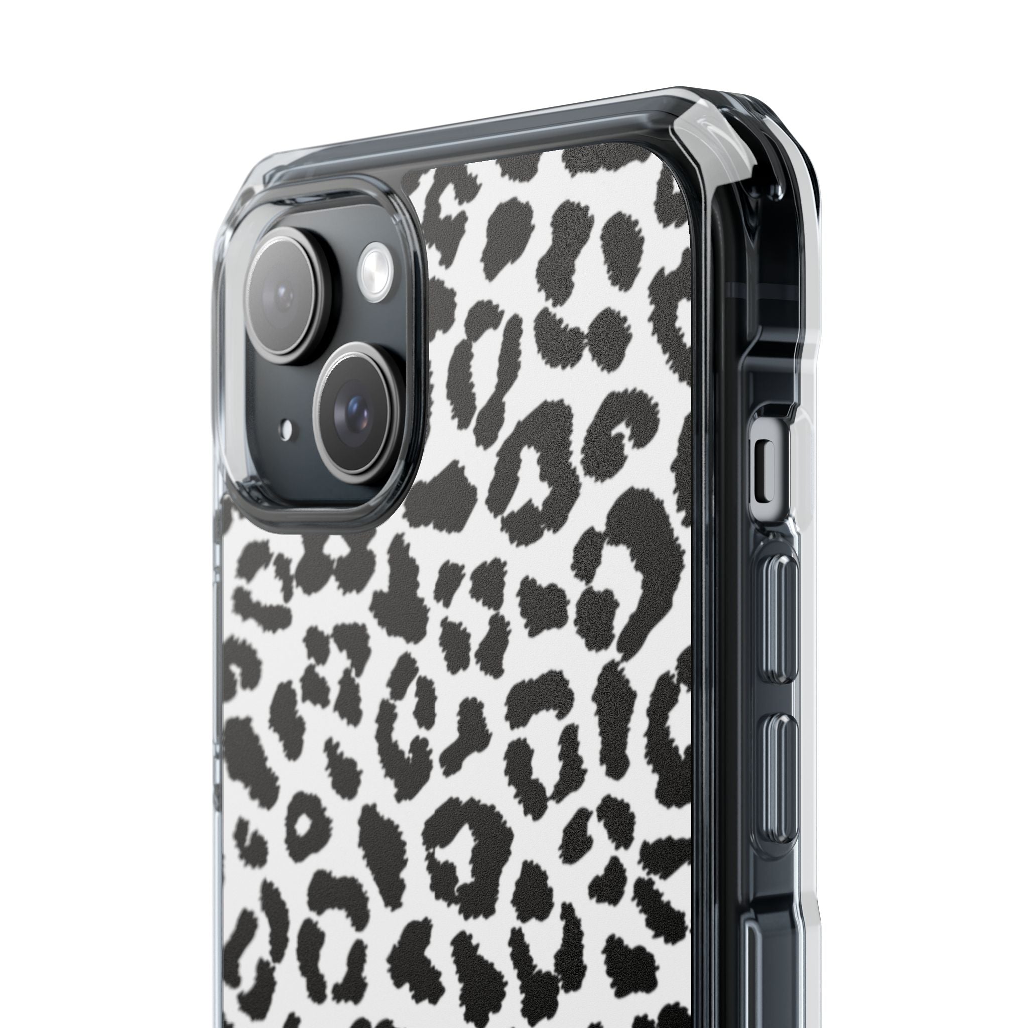 Monochrome Leopard Essence iPhone Case - Impact
