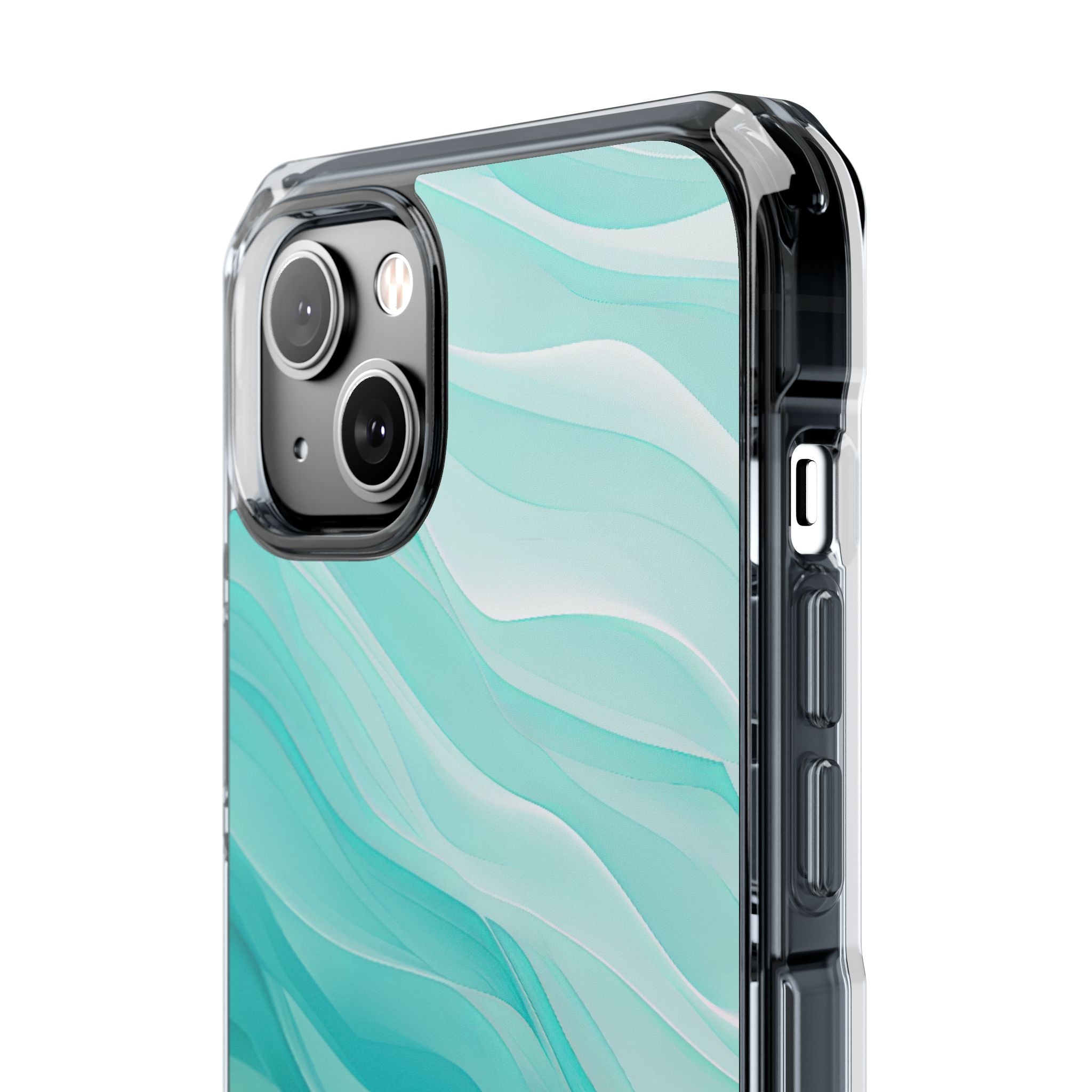 Soothing Aqua Waves iPhone 14 - Impact Clear+