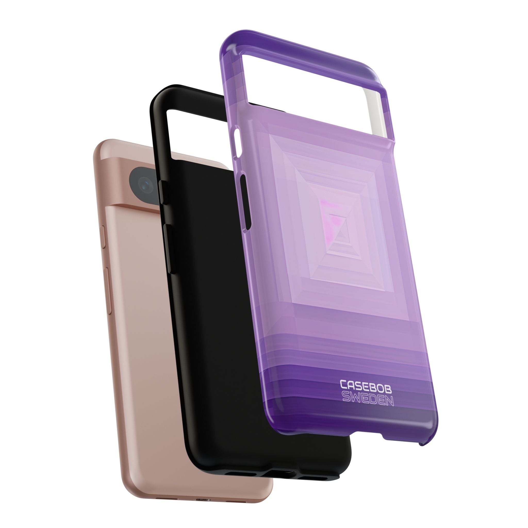 Vortice Geometrico Viola Google Pixel 8 - Tough