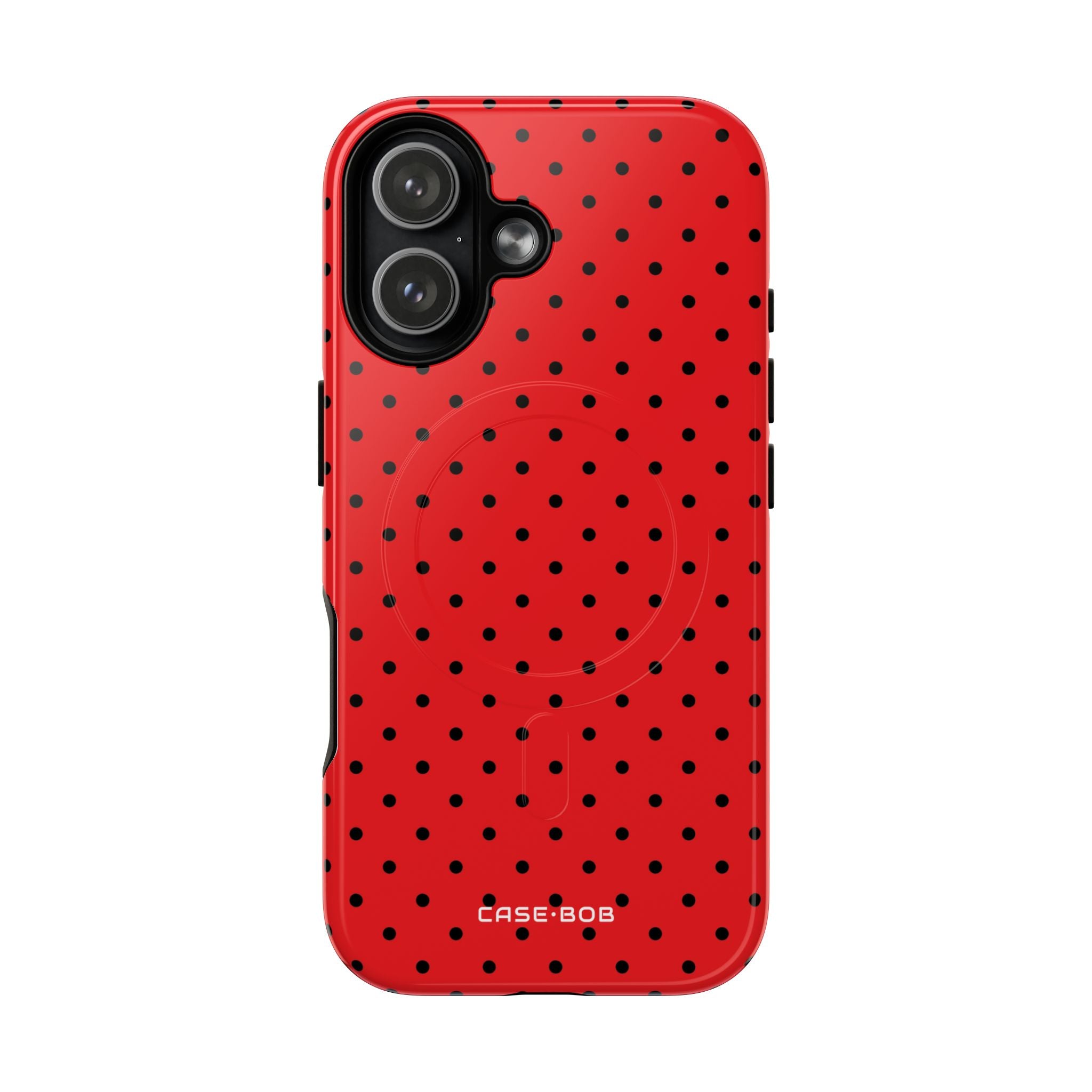 Crimson Dot Matrix iPhone 17 Case - Tough+